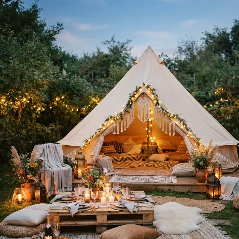 15 Glamping Party Ideas for Cozy Outdoor Gatherings