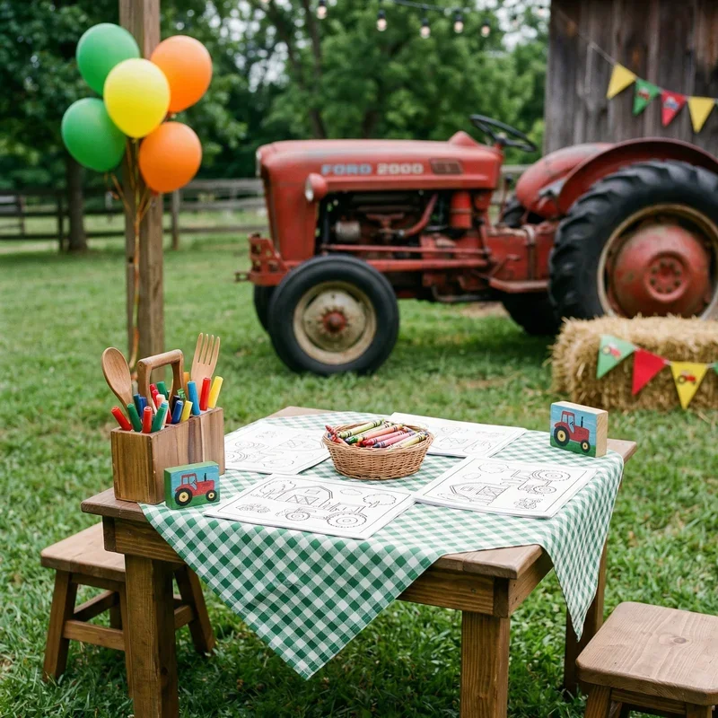 Tractor Birthday Party Ideas