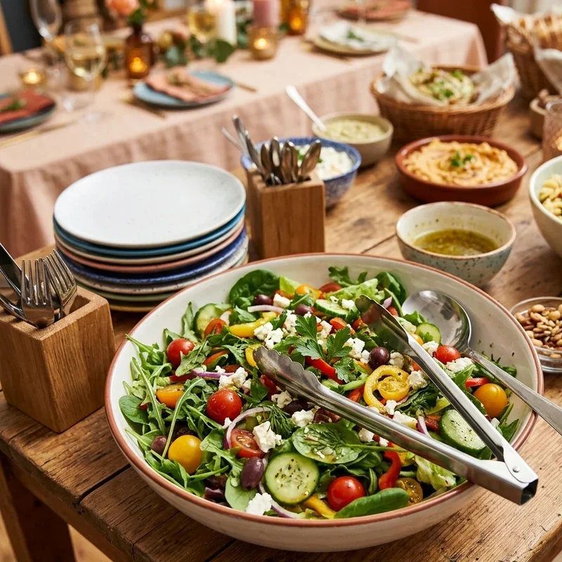 How to Serve Salad at a Party