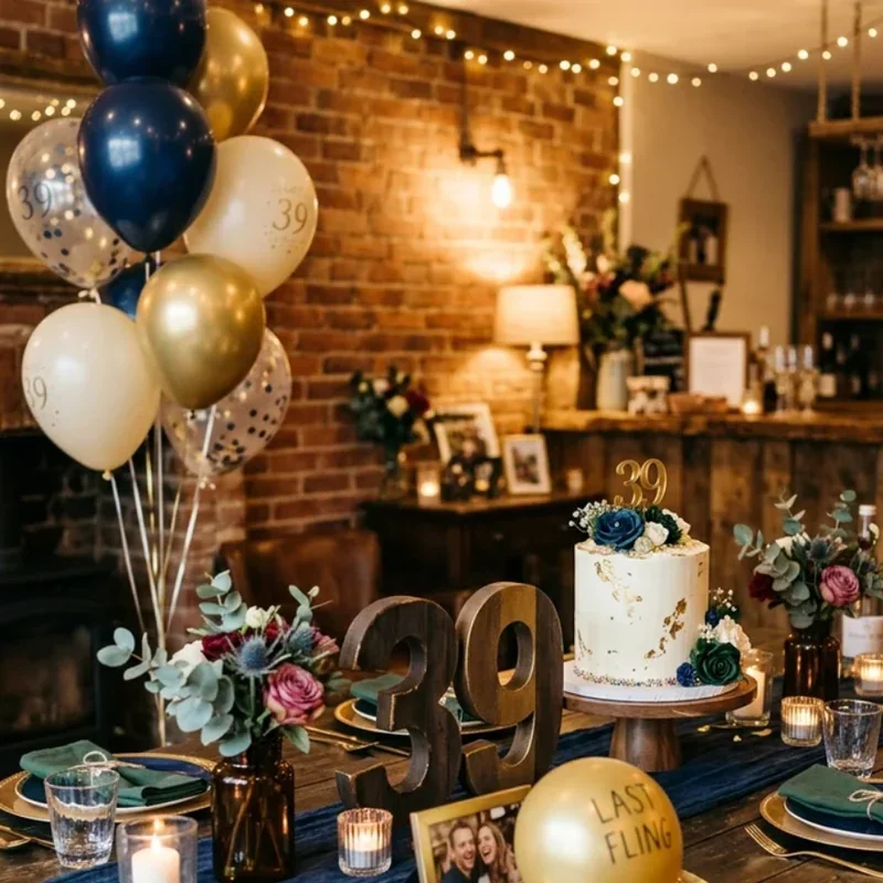 39th Birthday Party Ideas for Adults