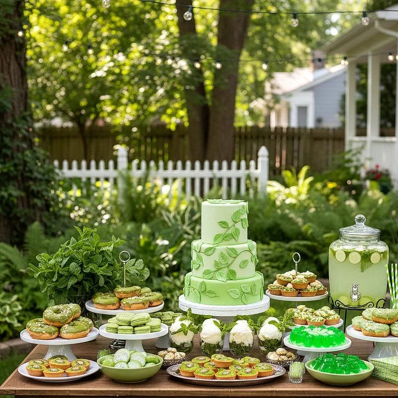 Green Color Party Ideas