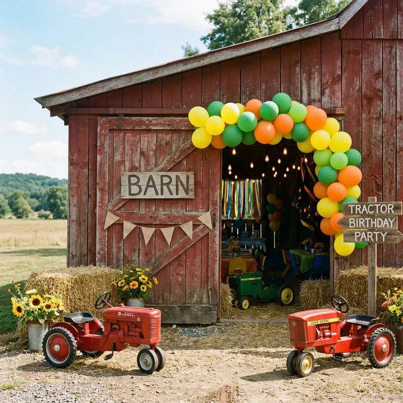 Tractor Birthday Party Ideas