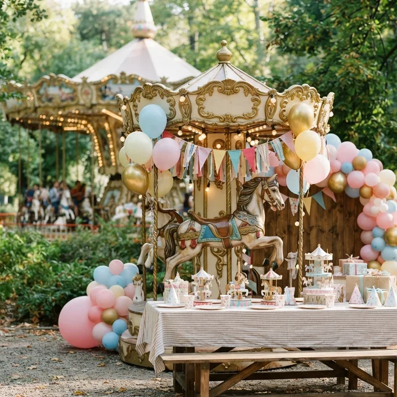 15 Carousel Birthday Party Ideas for Magical Celebrations