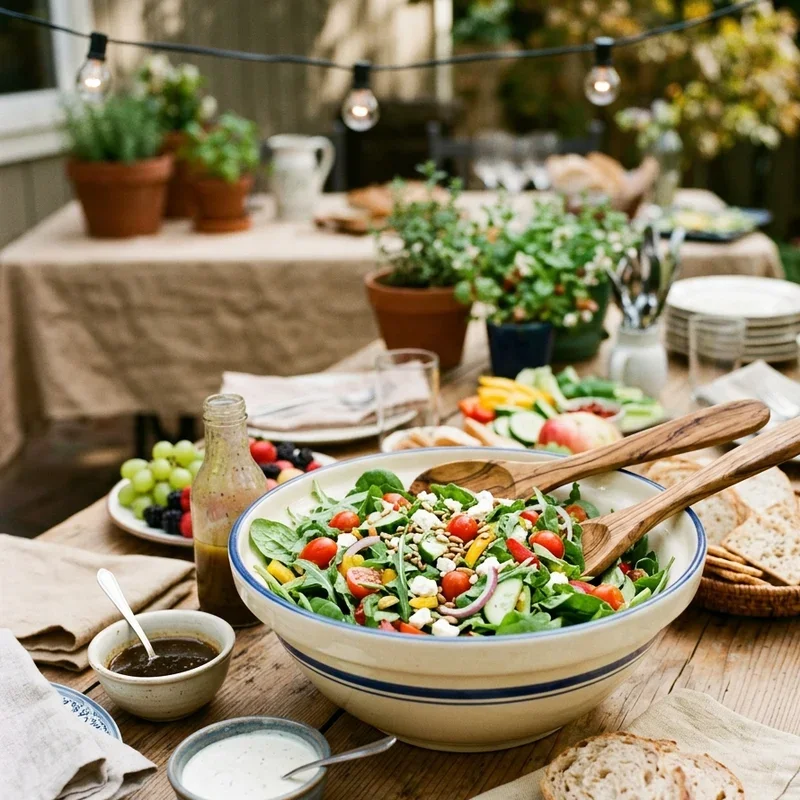 How to Serve Salad at a Party