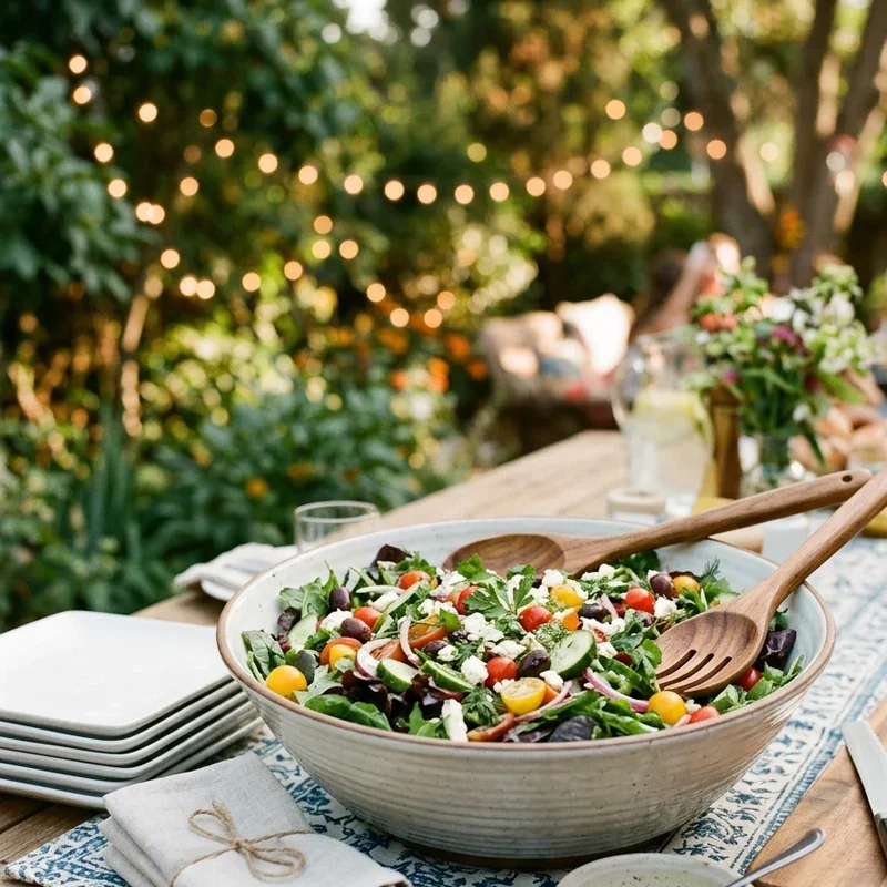 How to Serve Salad at a Party