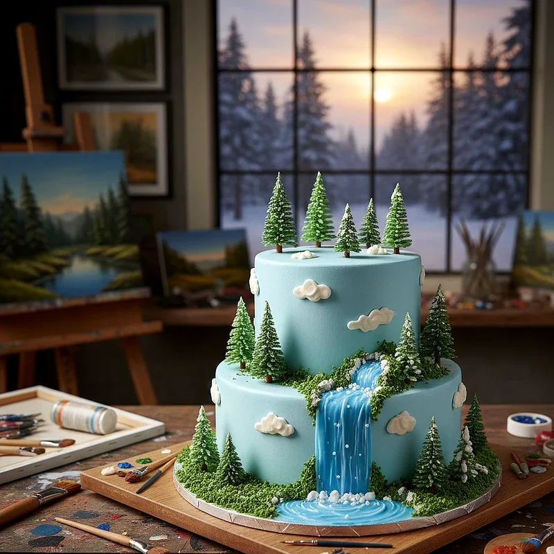 Paint Party Cake Ideas