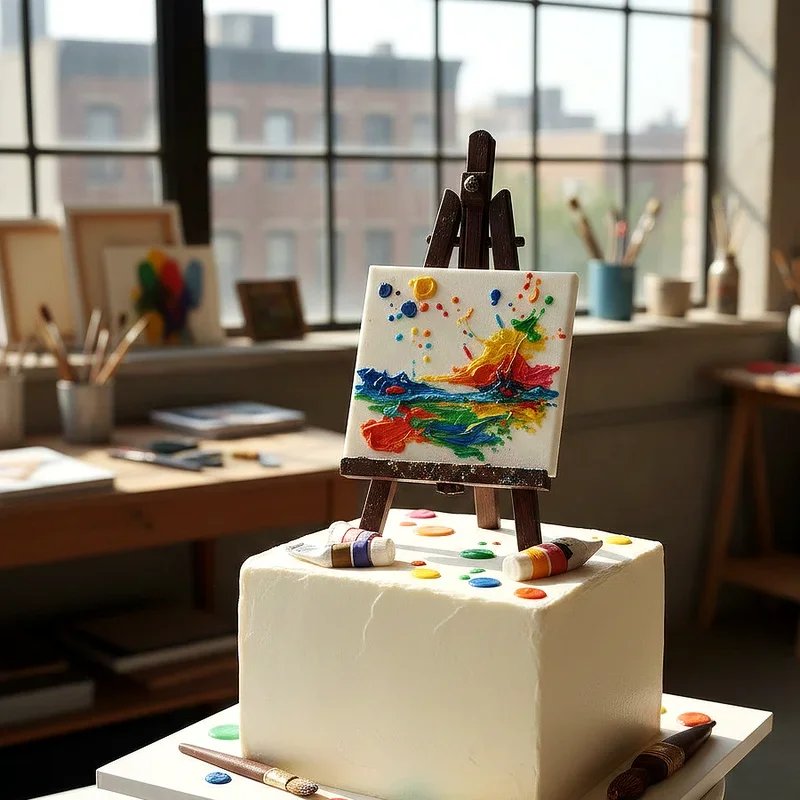 Paint Party Cake Ideas