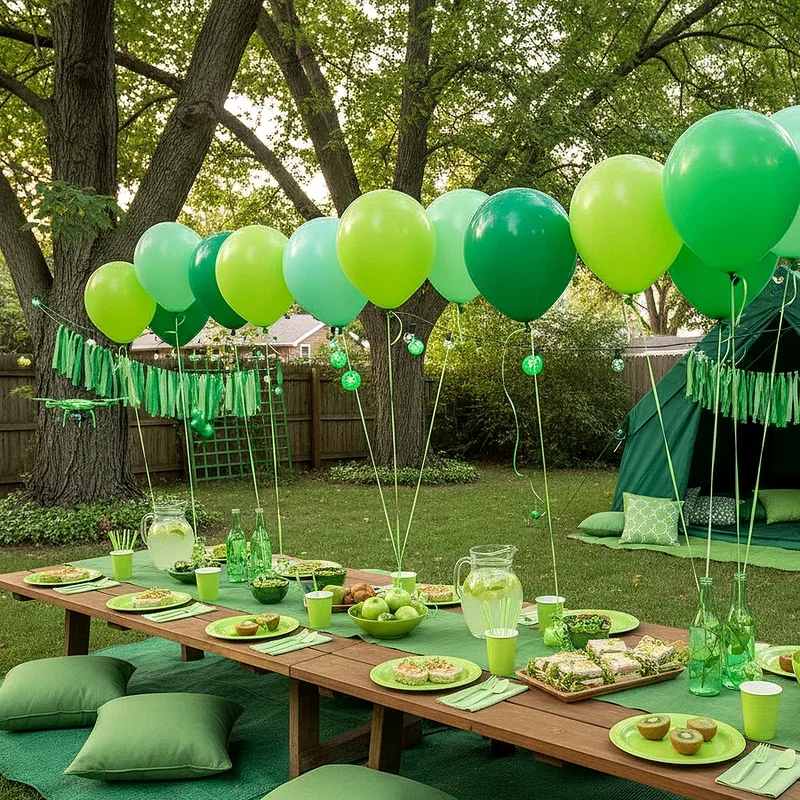 15 Green Color Party Ideas for Eco Chic Celebrations