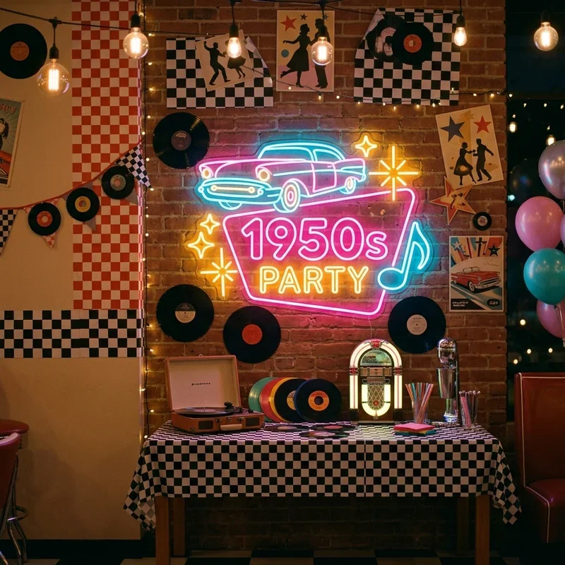 50s Theme Party Decorations Ideas