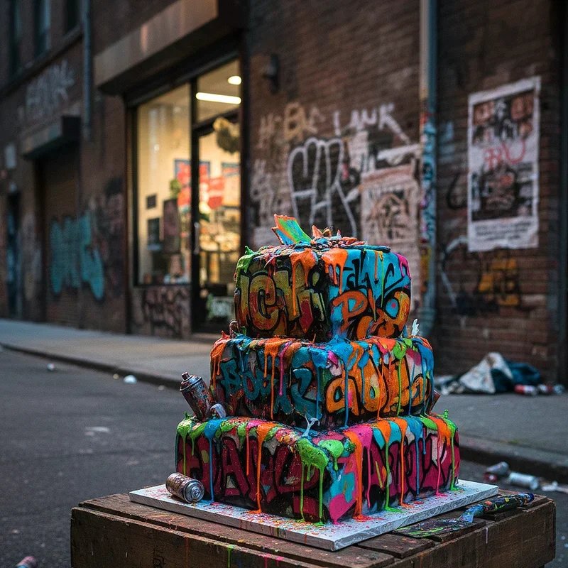 Paint Party Cake Ideas