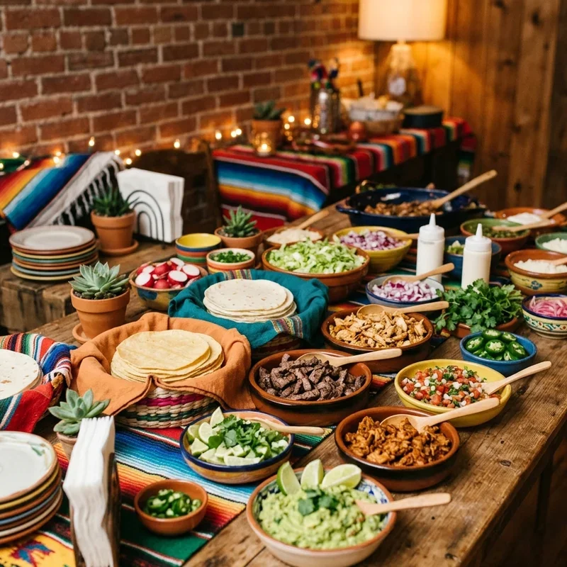 How to Serve Tacos at a Party