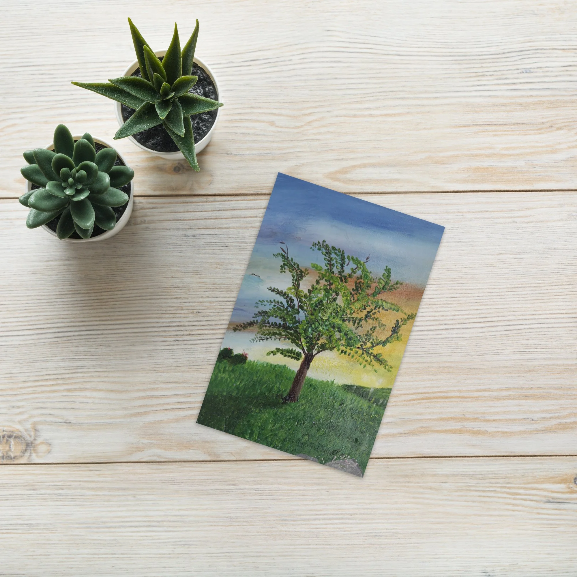 Juanita Buckles "My Happy Place" New Year's Card (Peace & Happiness)