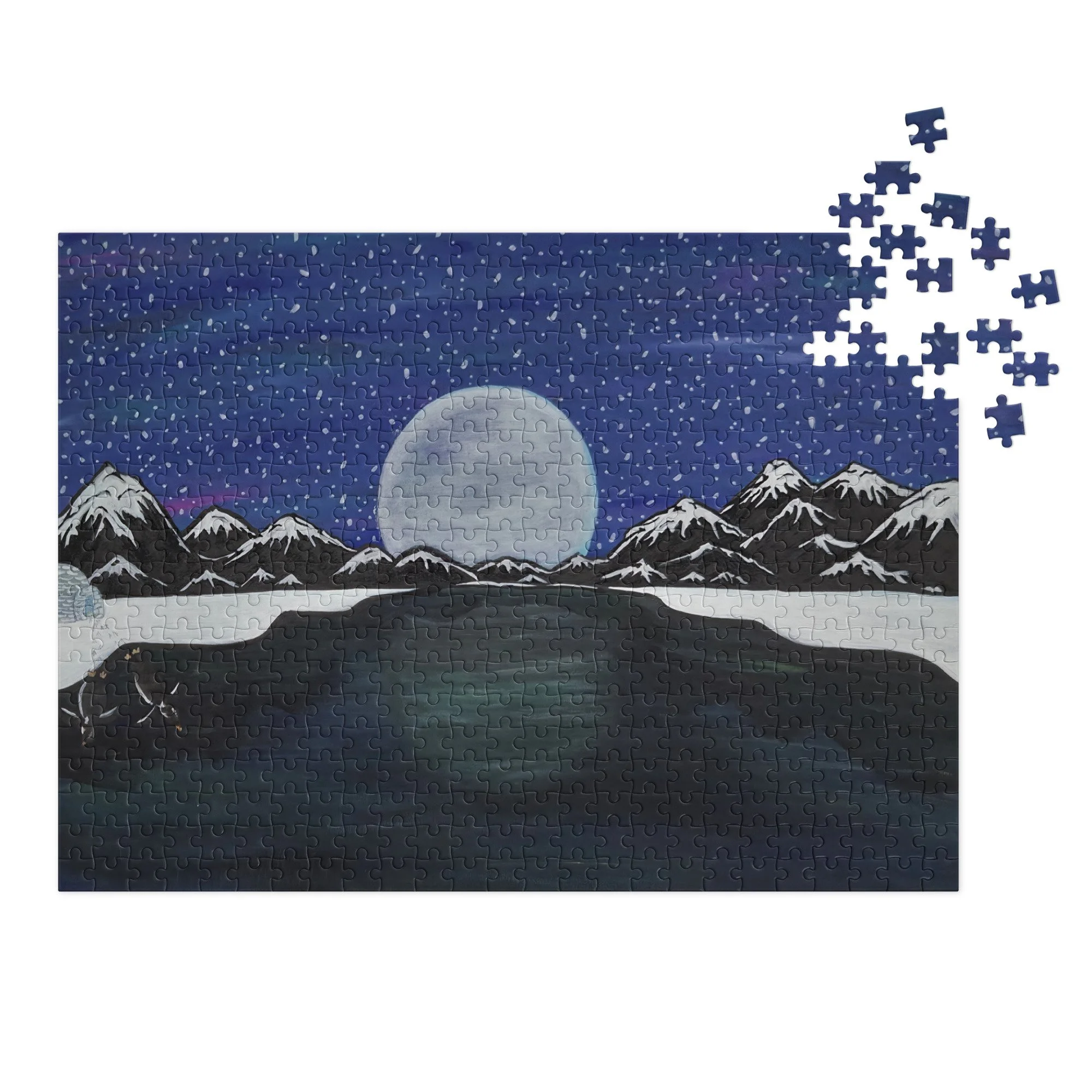Kim Poff: "Arctic Lullaby" Collector's Edition Jigsaw Puzzle (Metal Tin)