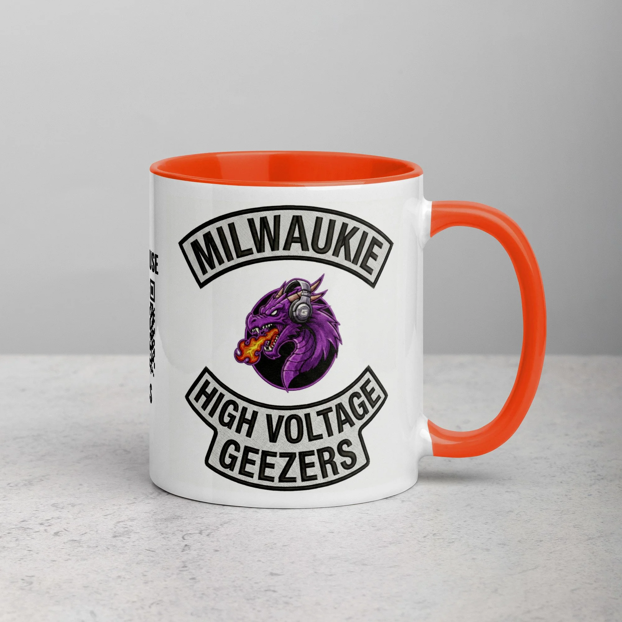 Official Milwaukie Chapter "Fuel Tank" Mug (11oz) | High Voltage Geezers