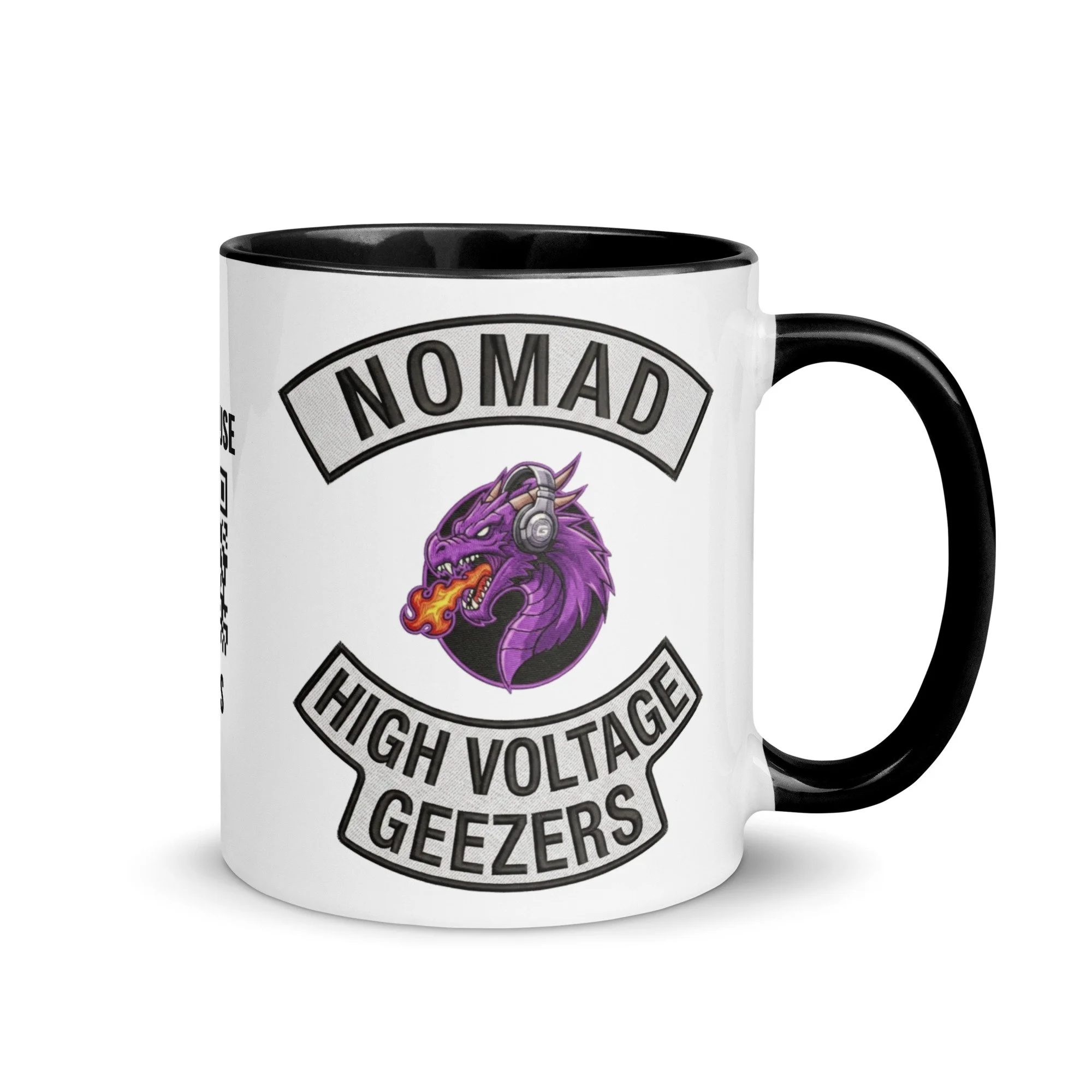 Official Nomad Chapter "Fuel Tank" Mug (11oz) | High Voltage Geezers
