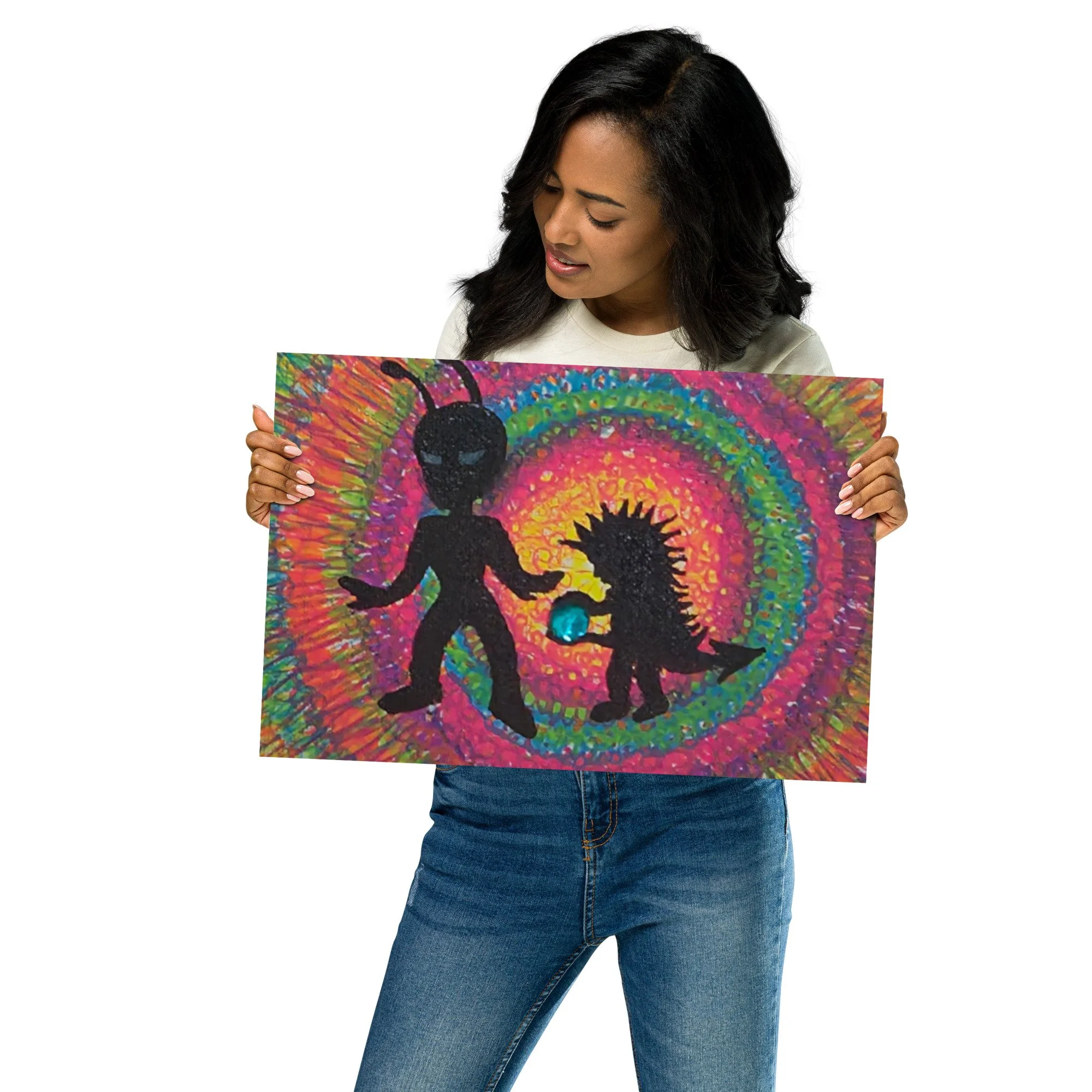 "Cosmic Encounter" by Kim Poff - Premium Gallery Print