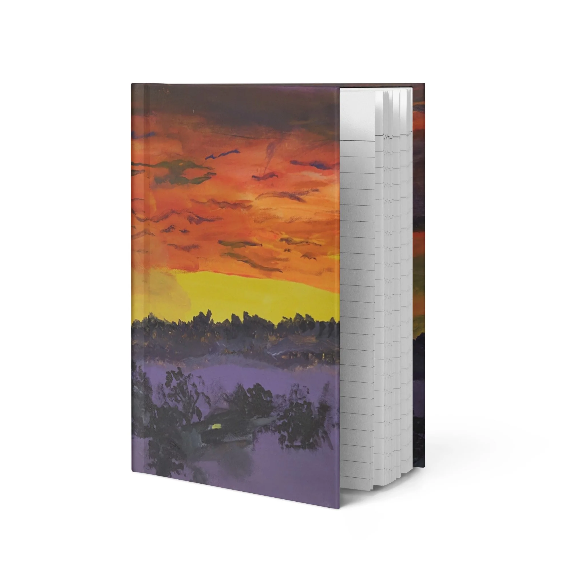 "Sky Fire" by Juanita Buckles - Hardcover Journal (Matte)