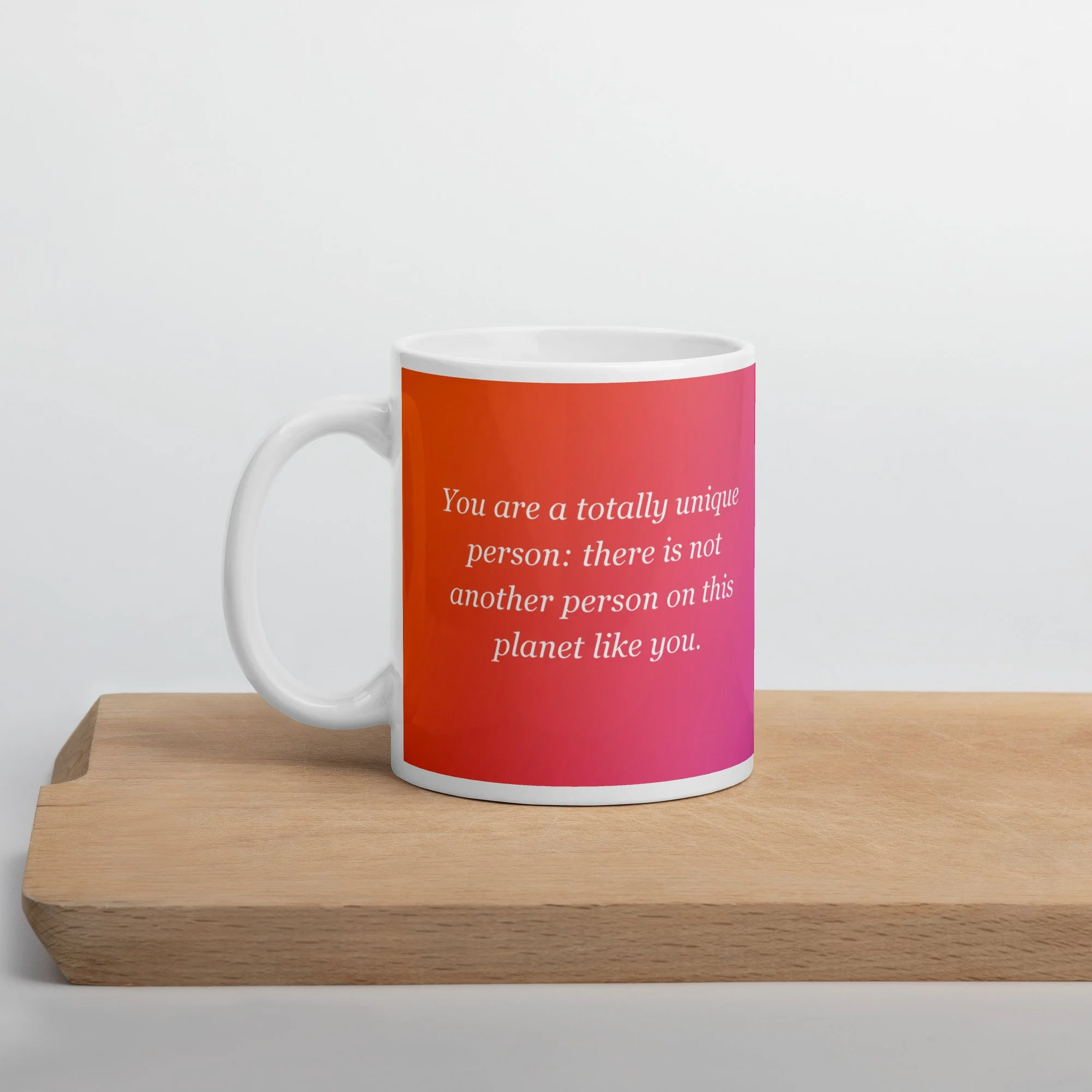 "Learn to Grow - You are Unique" by Trish Ginther - Daily Wisdom Mug