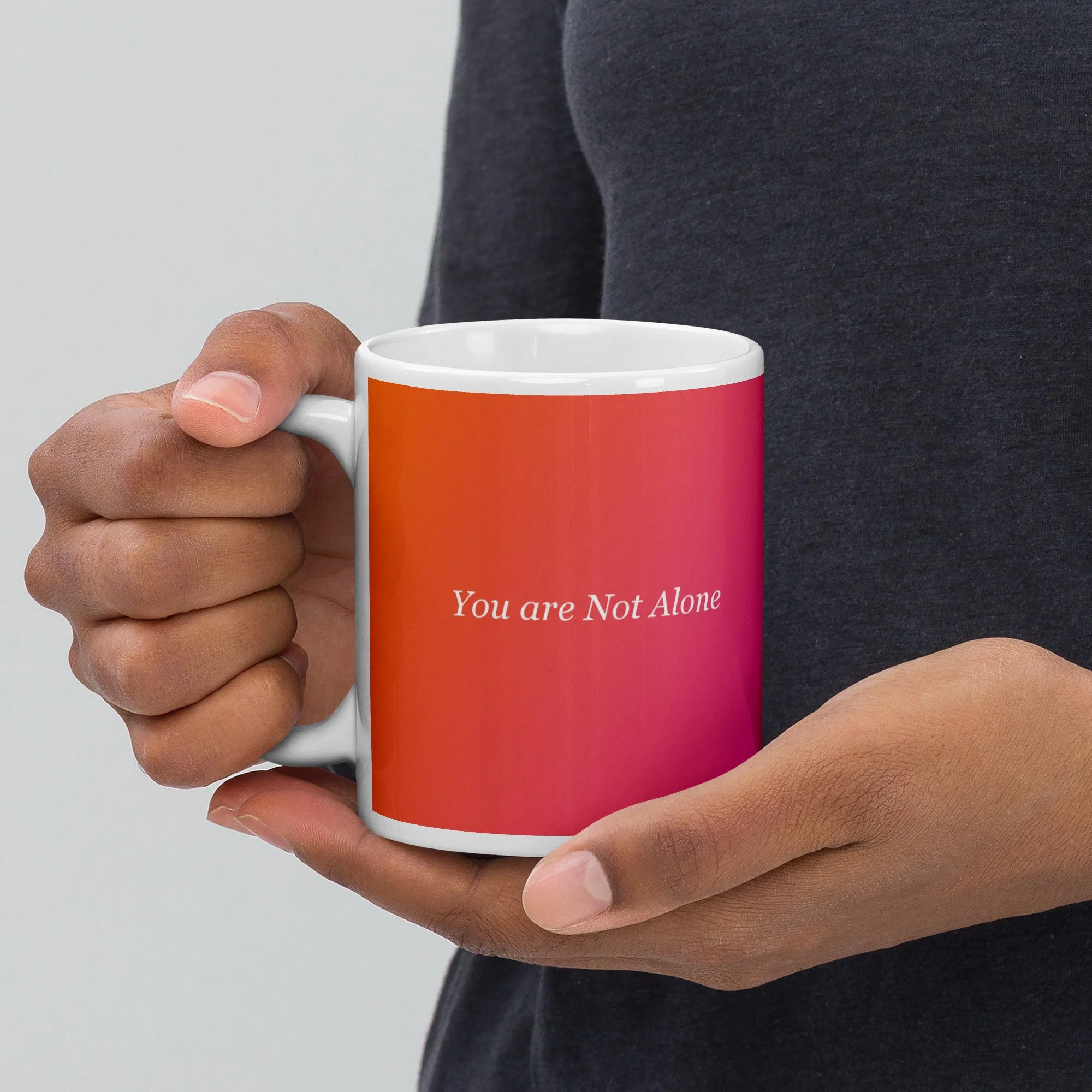 "Not Alone" - Mental Health Awareness Mug