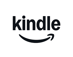 Amazon Kindle logo with the word 'kindle' in black and a smile underneath.