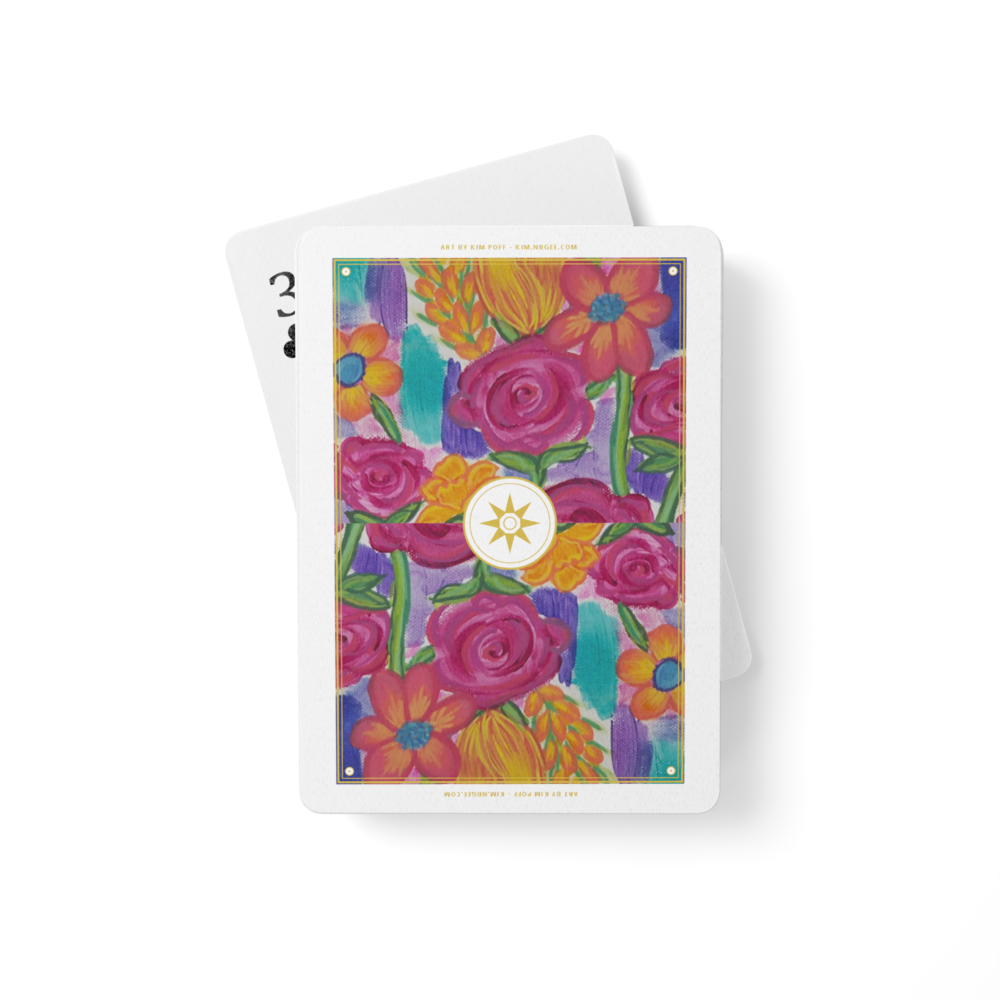 Vibrant Garden Premium Playing Cards