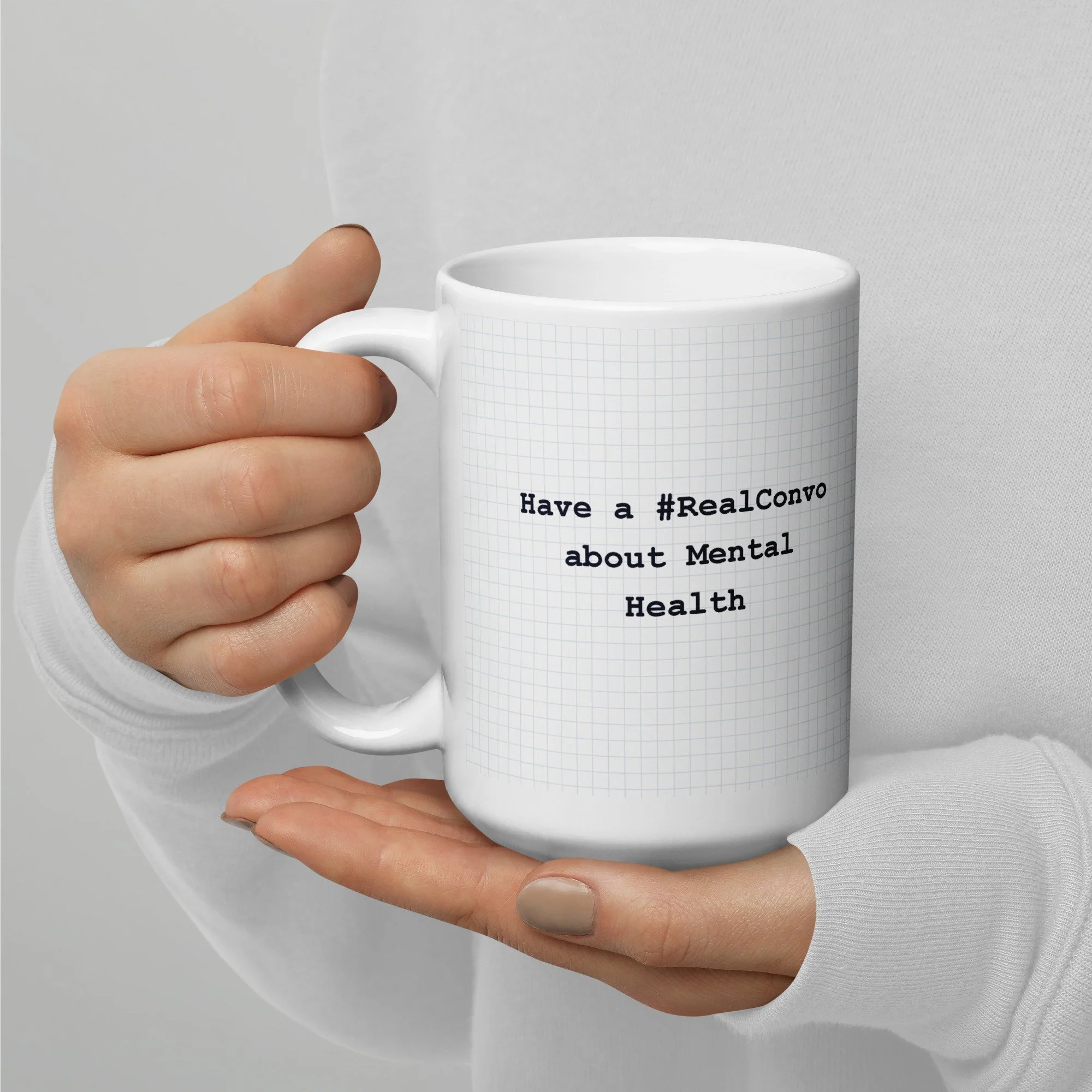 "Real Convo" - Mental Health Awareness Mug