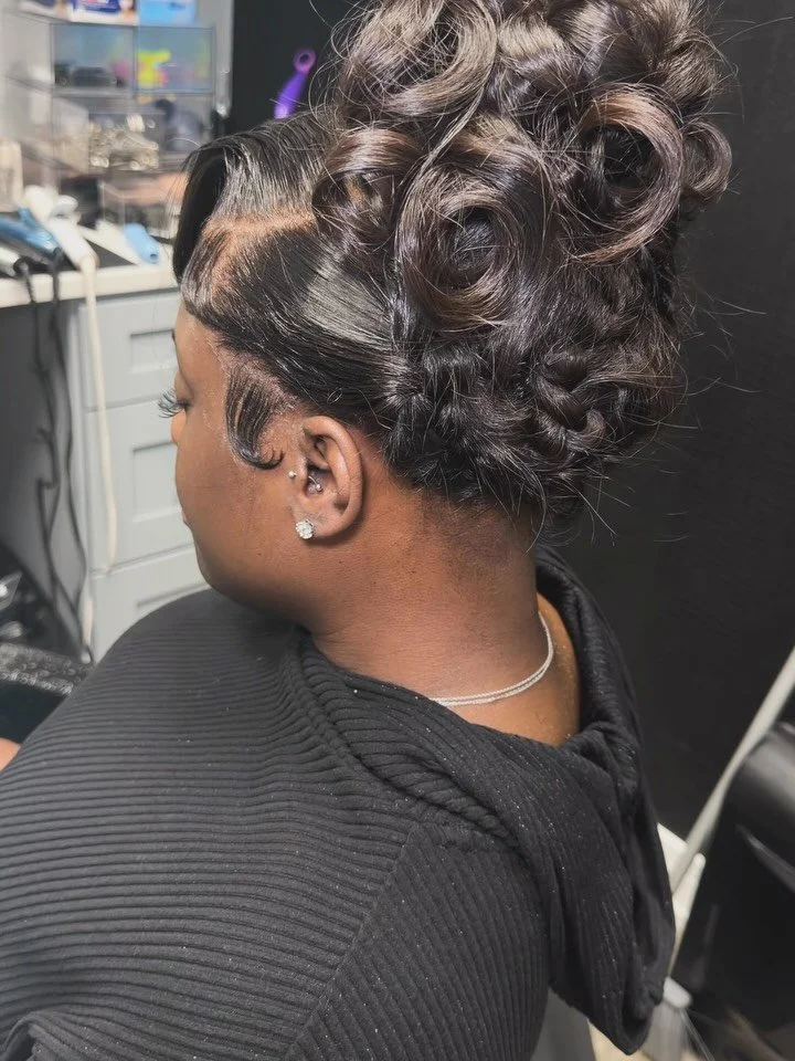 pin up frontal sewn reusing 18&rdquo;,18&rdquo; Moroccan Wave From my hairline 🩵

-OPENINGS AVAILABLE - book now beautybykey.net 🩵 #sewin #quickweave #viral #explore chicagohairstylist