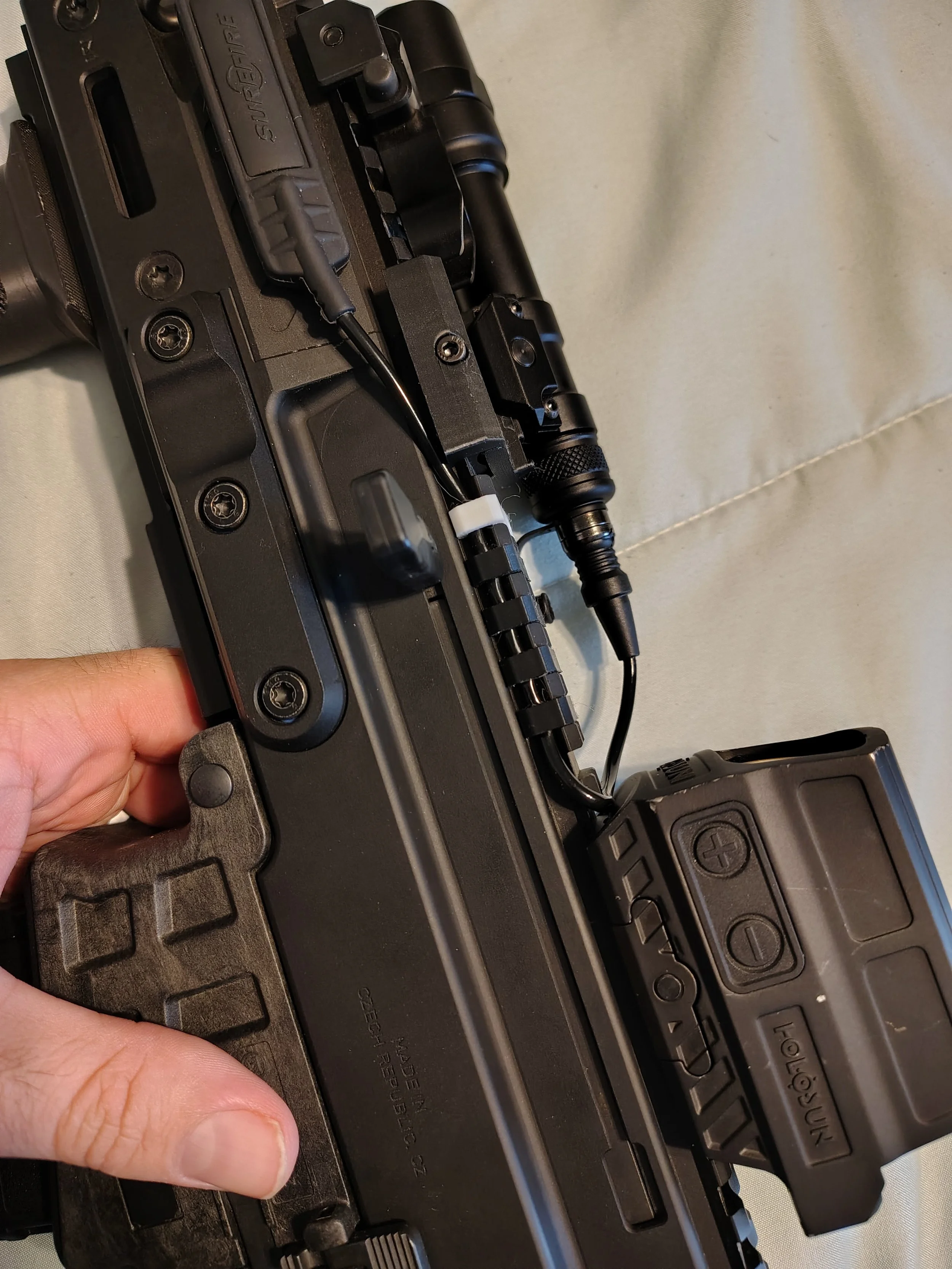 pic rail cable management clips