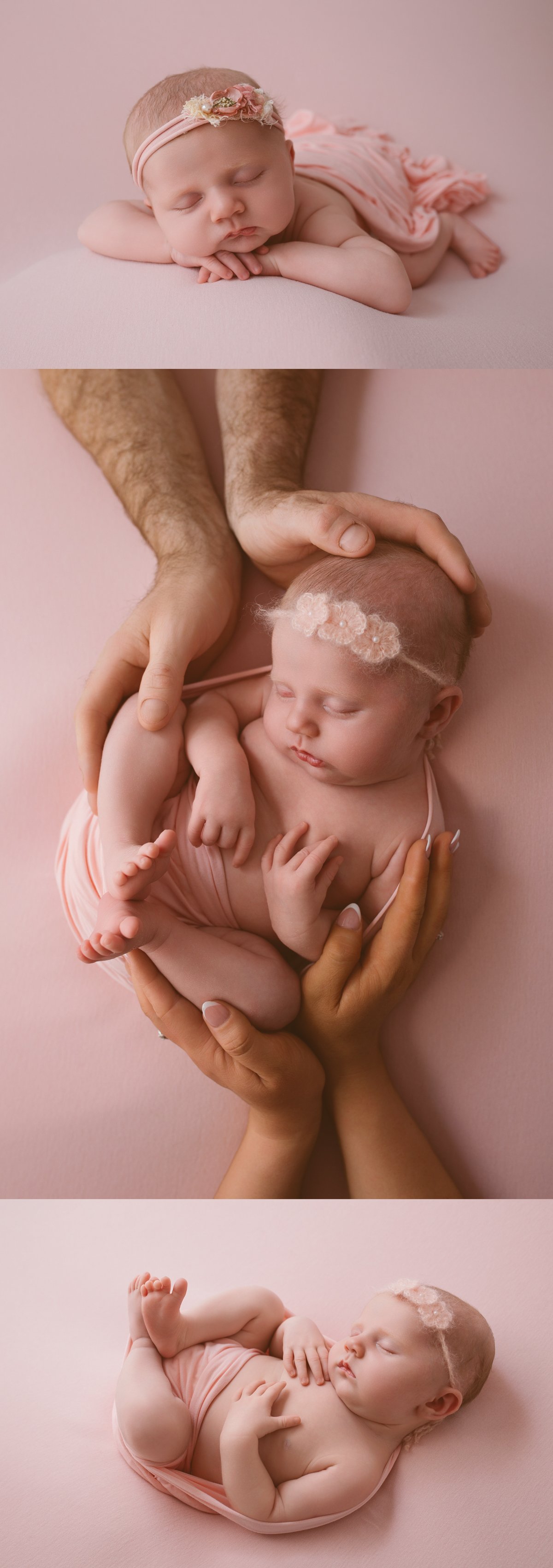 Newborn baby girl photo theme 2