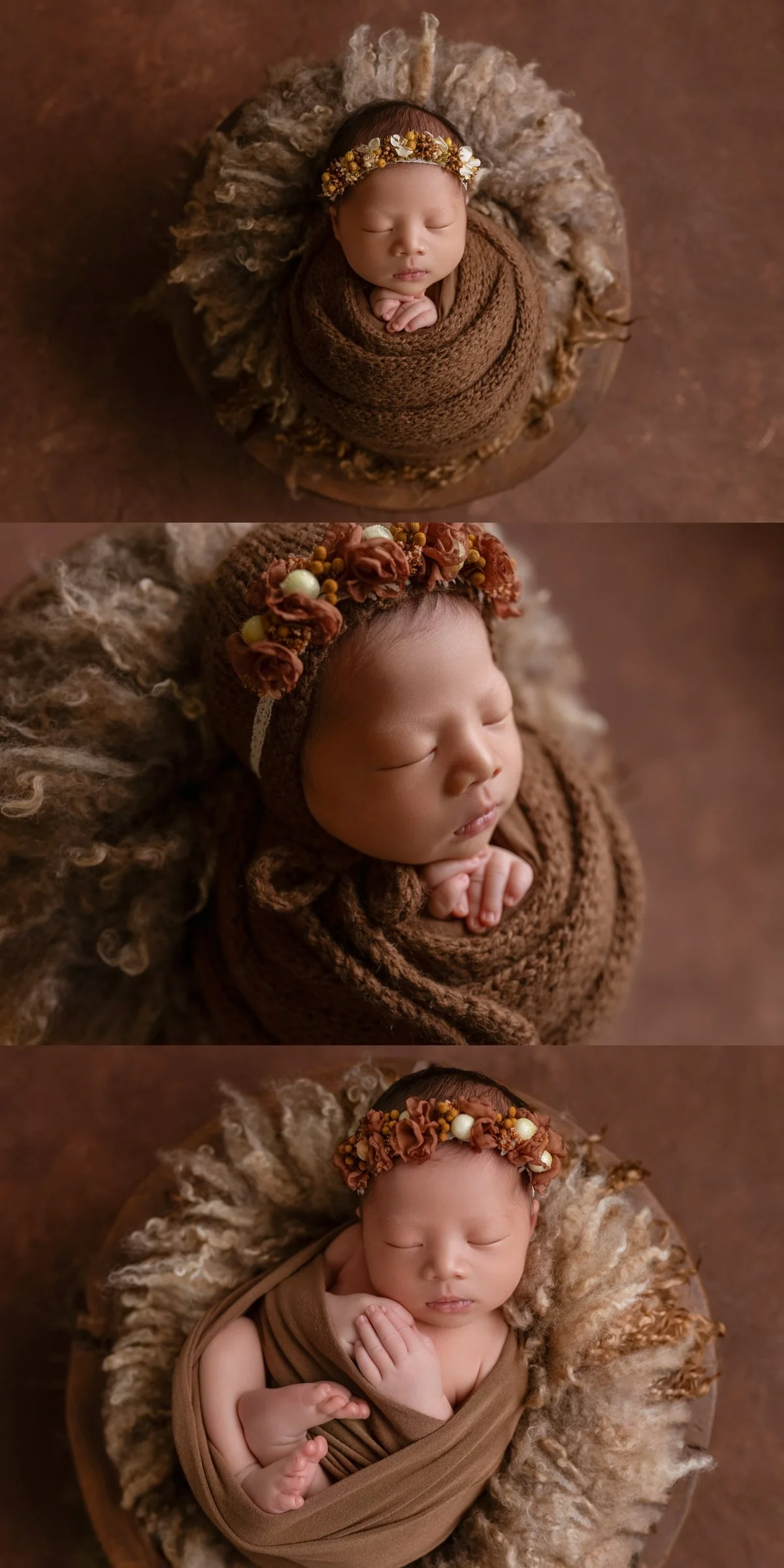 Newborn baby girl photo theme 24