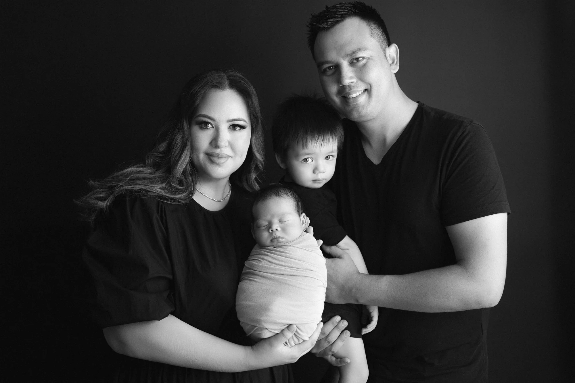 Newborn Family Photo 