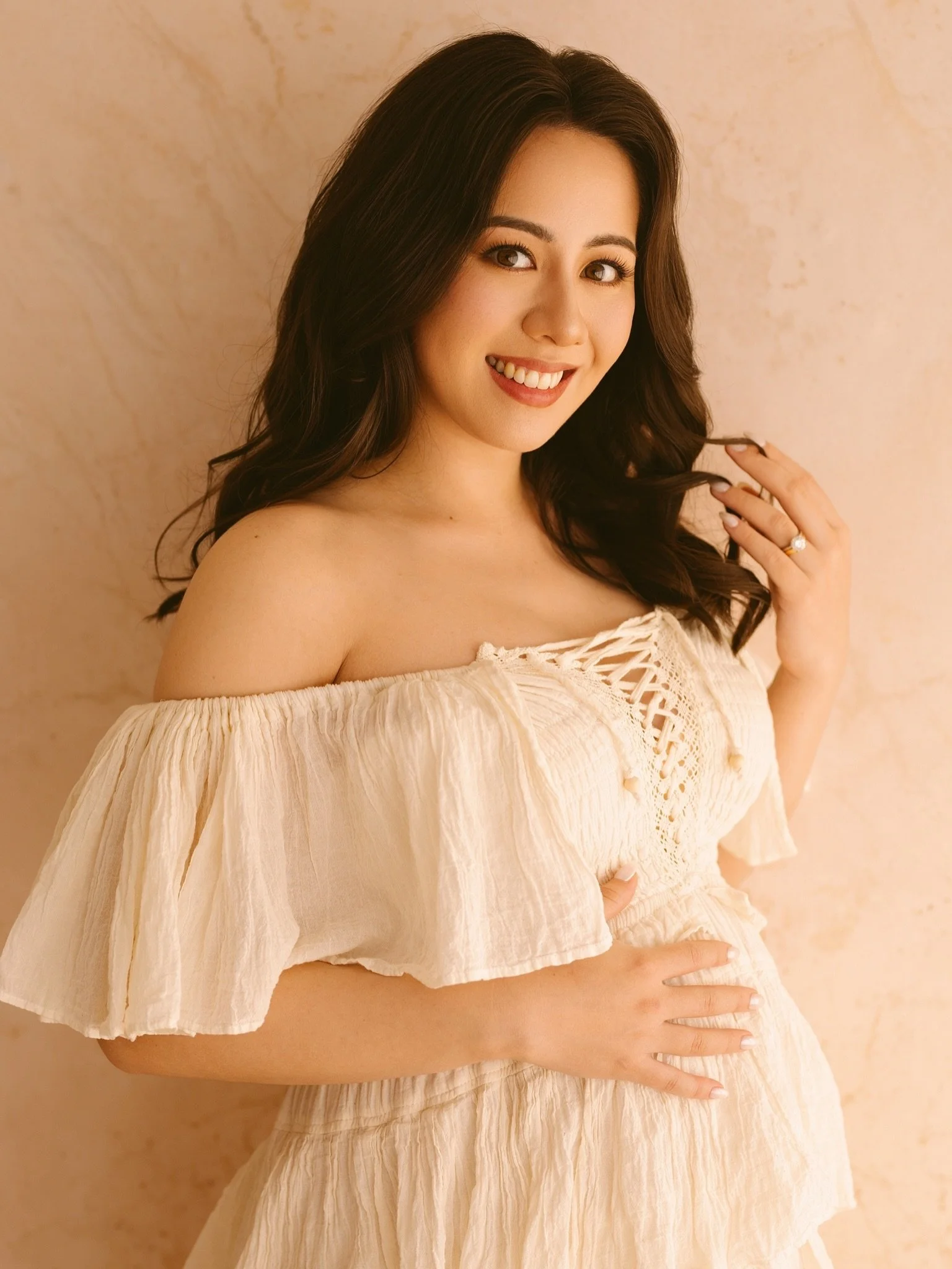 Such a special maternity session. [Heart]

We were so happy to photograph Miss International Australia 2022 as she steps into one of the most beautiful chapters of her life &mdash; becoming a mum. 

Makeup by @sonyc.makeup 
Dress @thebohoshed 
#Mater