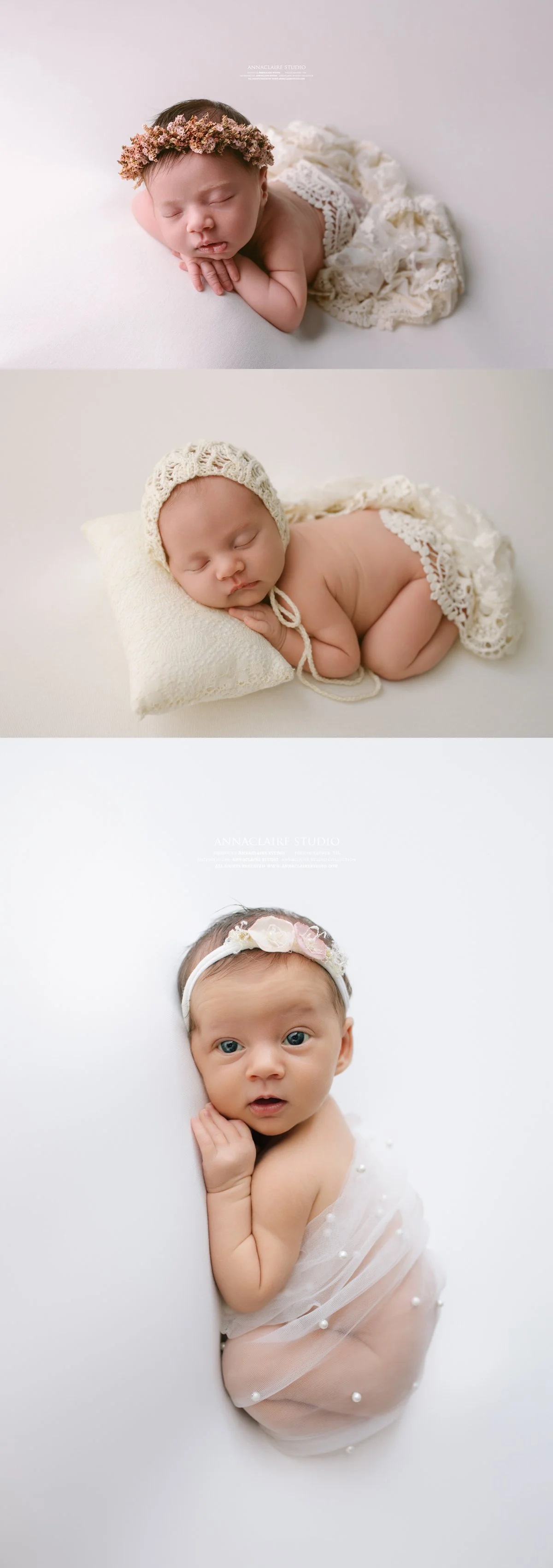 Newborn baby girl photo theme 10