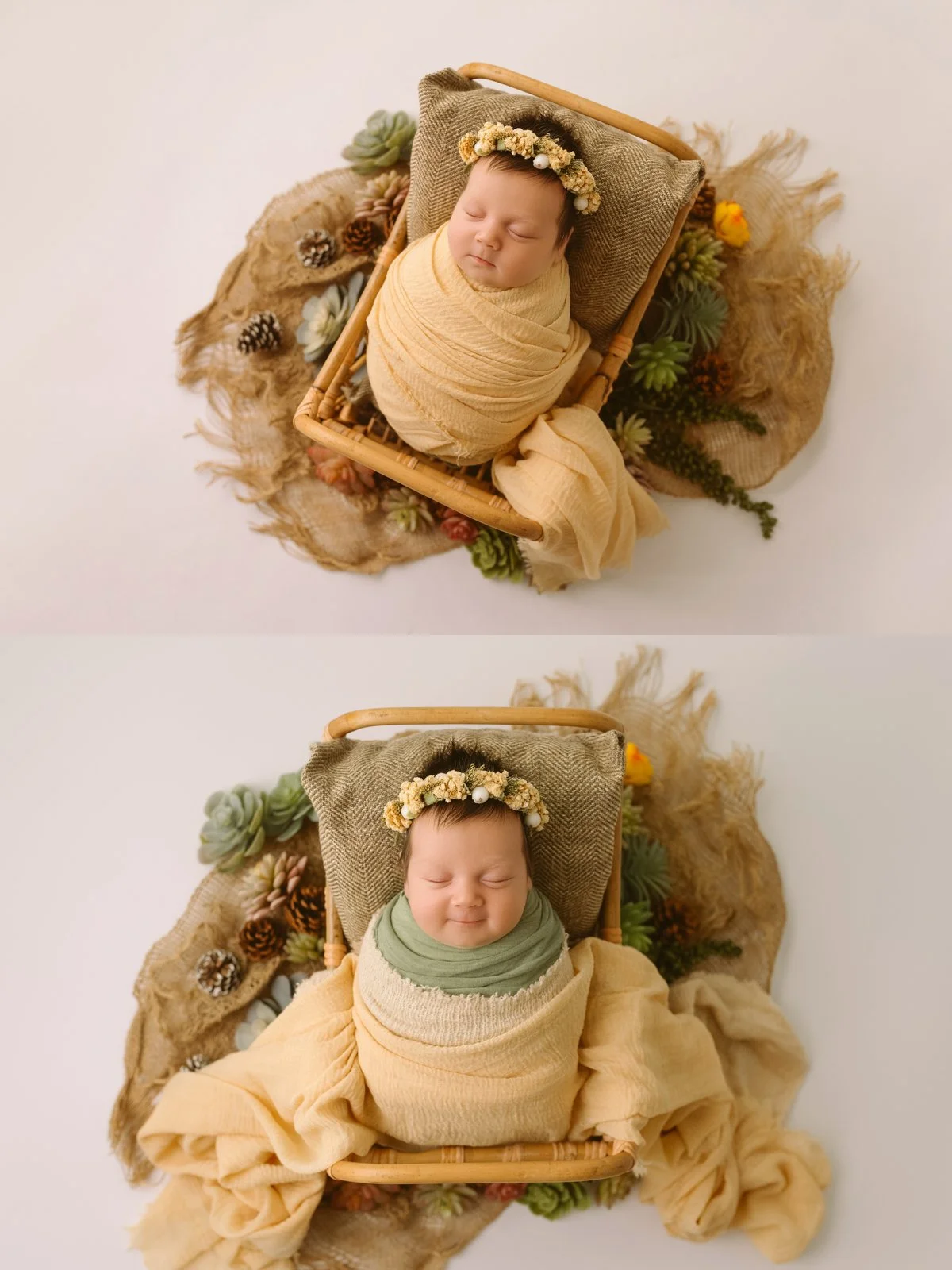 Newborn baby girl photo theme 15