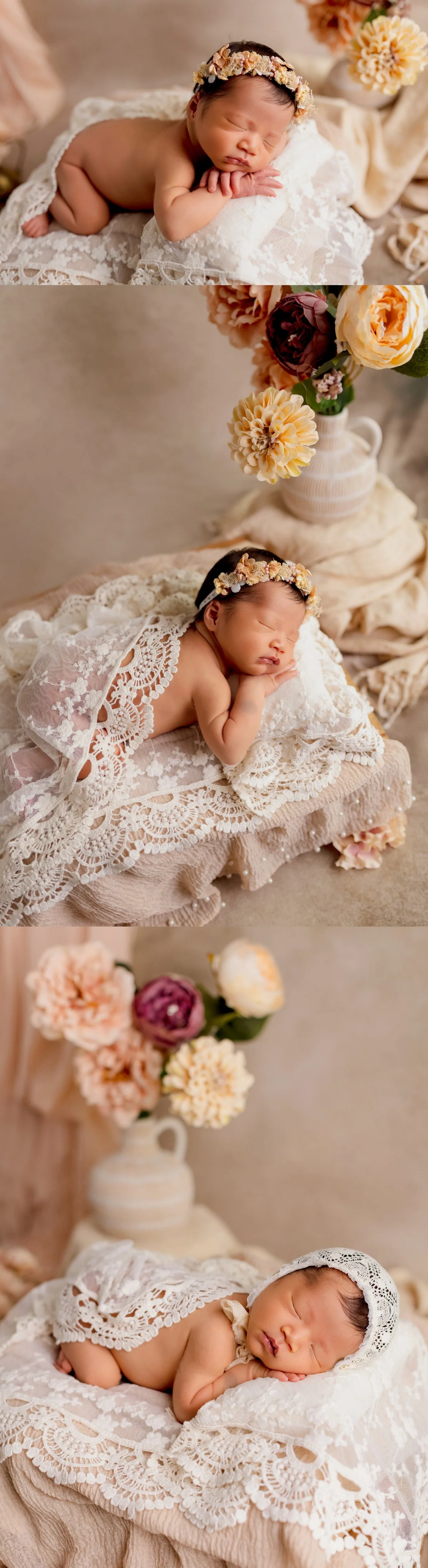 Newborn baby girl photo theme 16