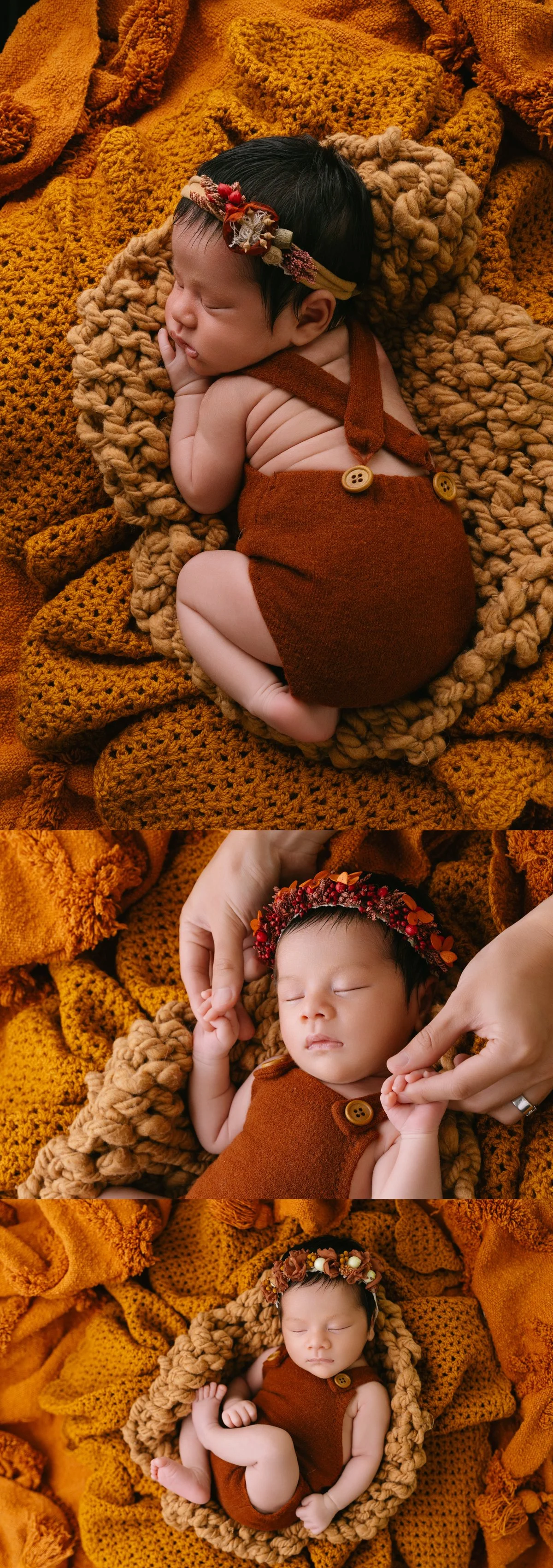 Newborn baby girl photo theme 5