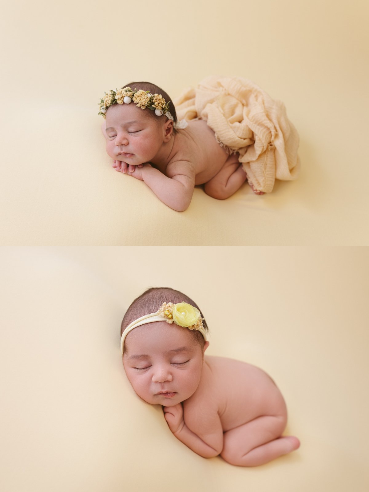 Newborn baby girl photo theme 8