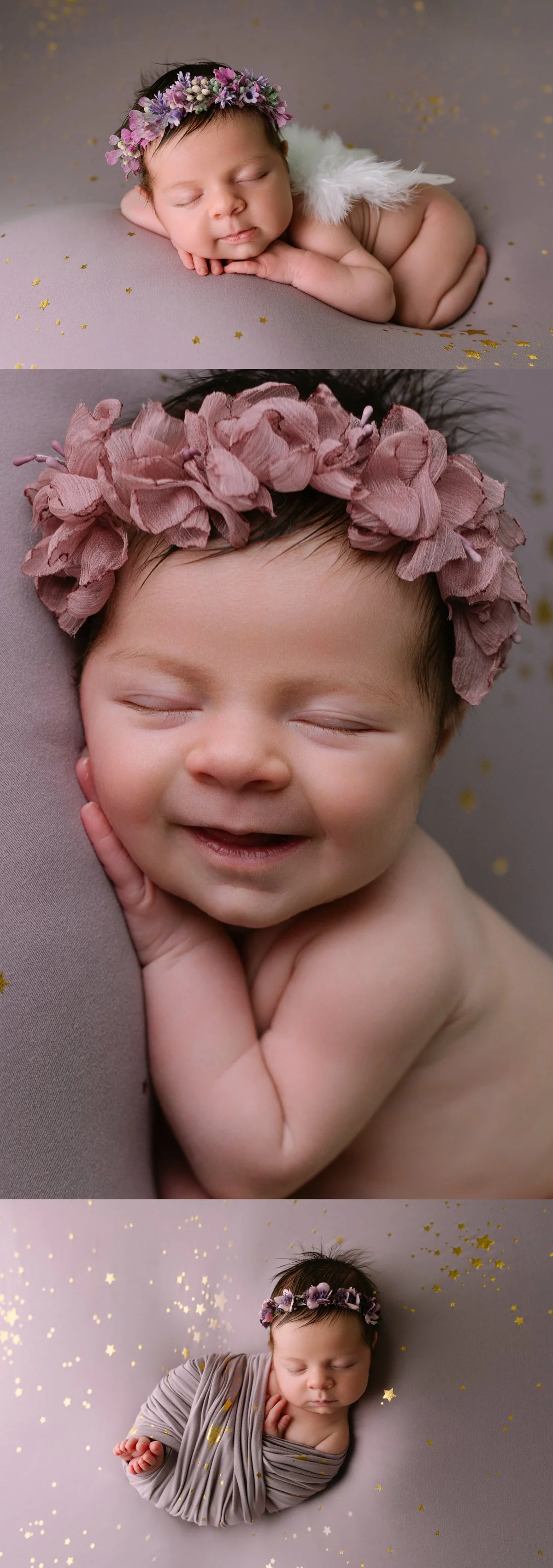 Newborn baby girl photo theme 19