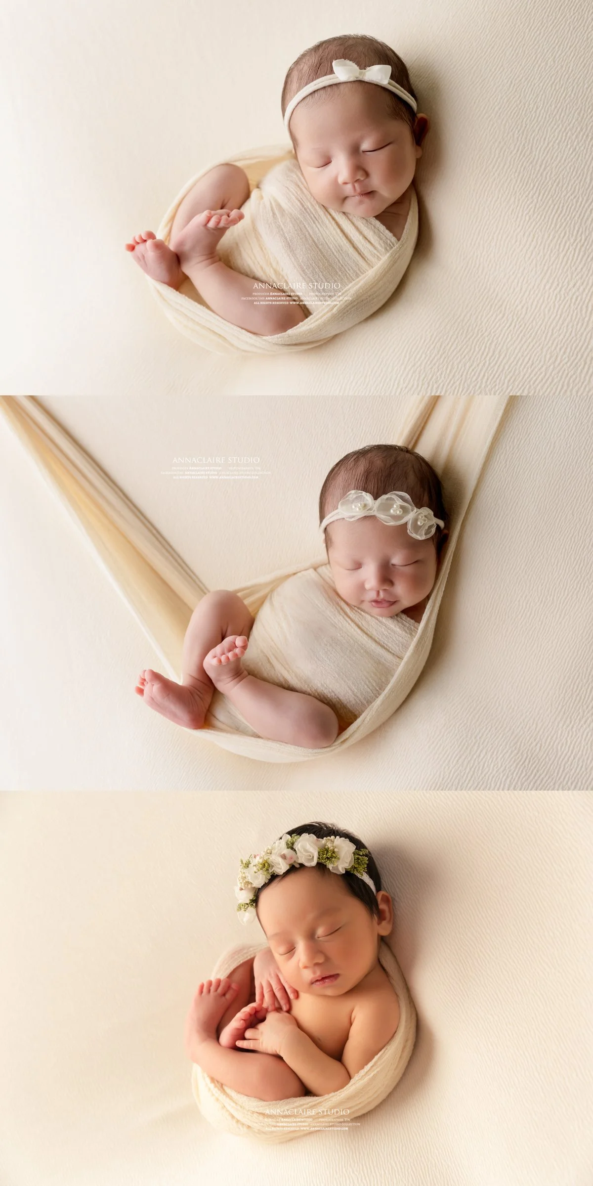 Newborn baby girl photo theme 9