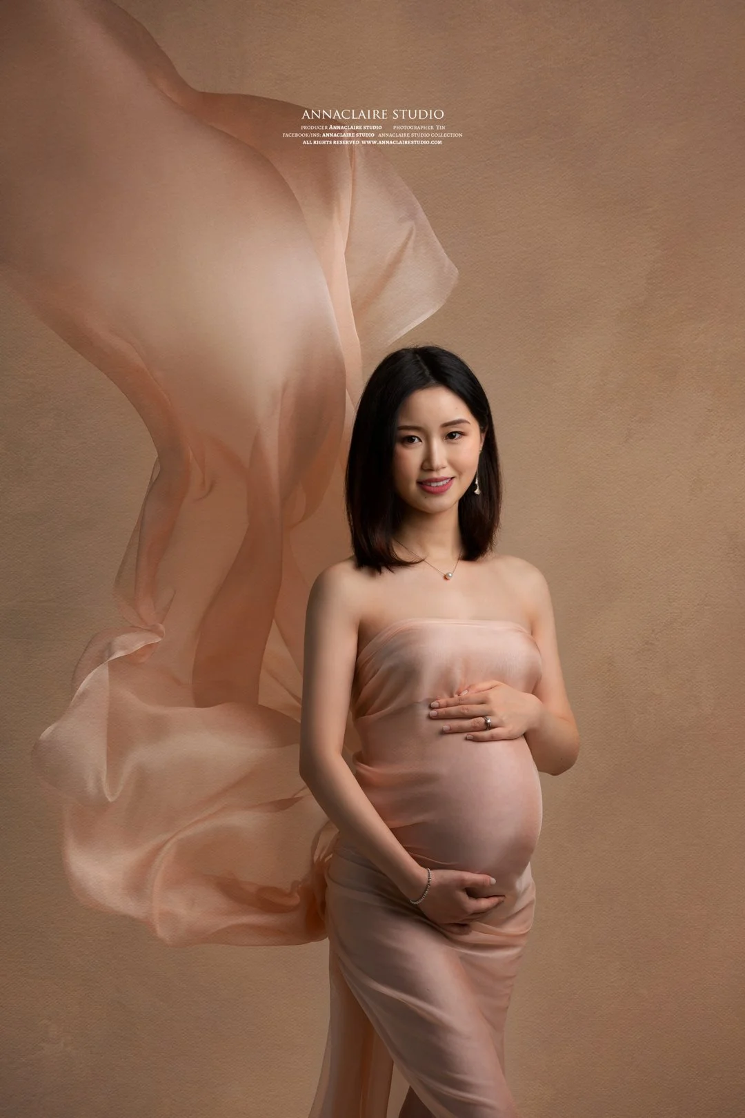 Maternity Photo Silk Fabric 9