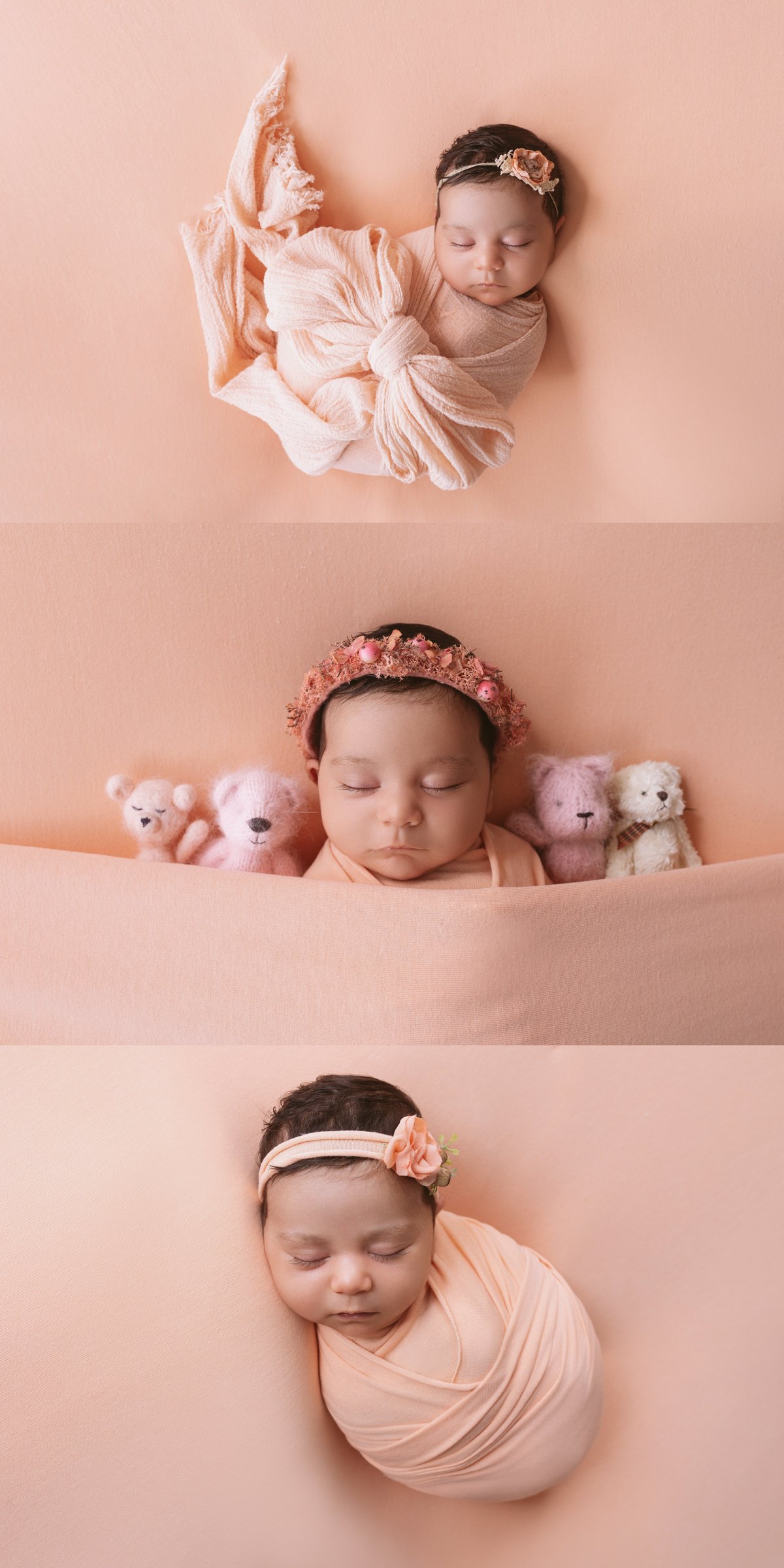 Newborn baby girl photo theme 14