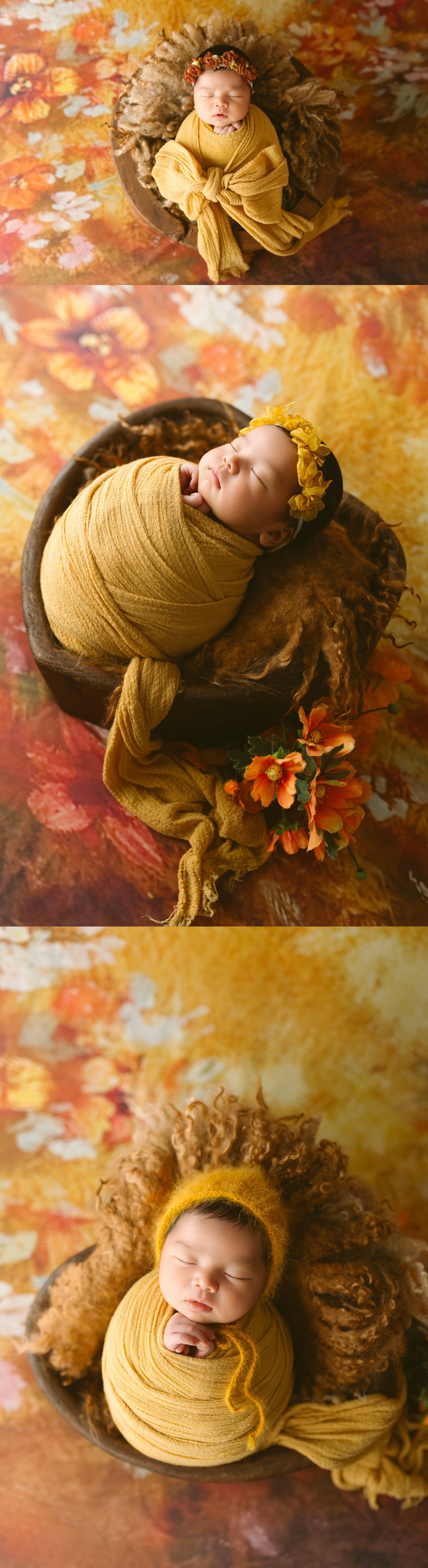 Newborn baby girl photo theme 28