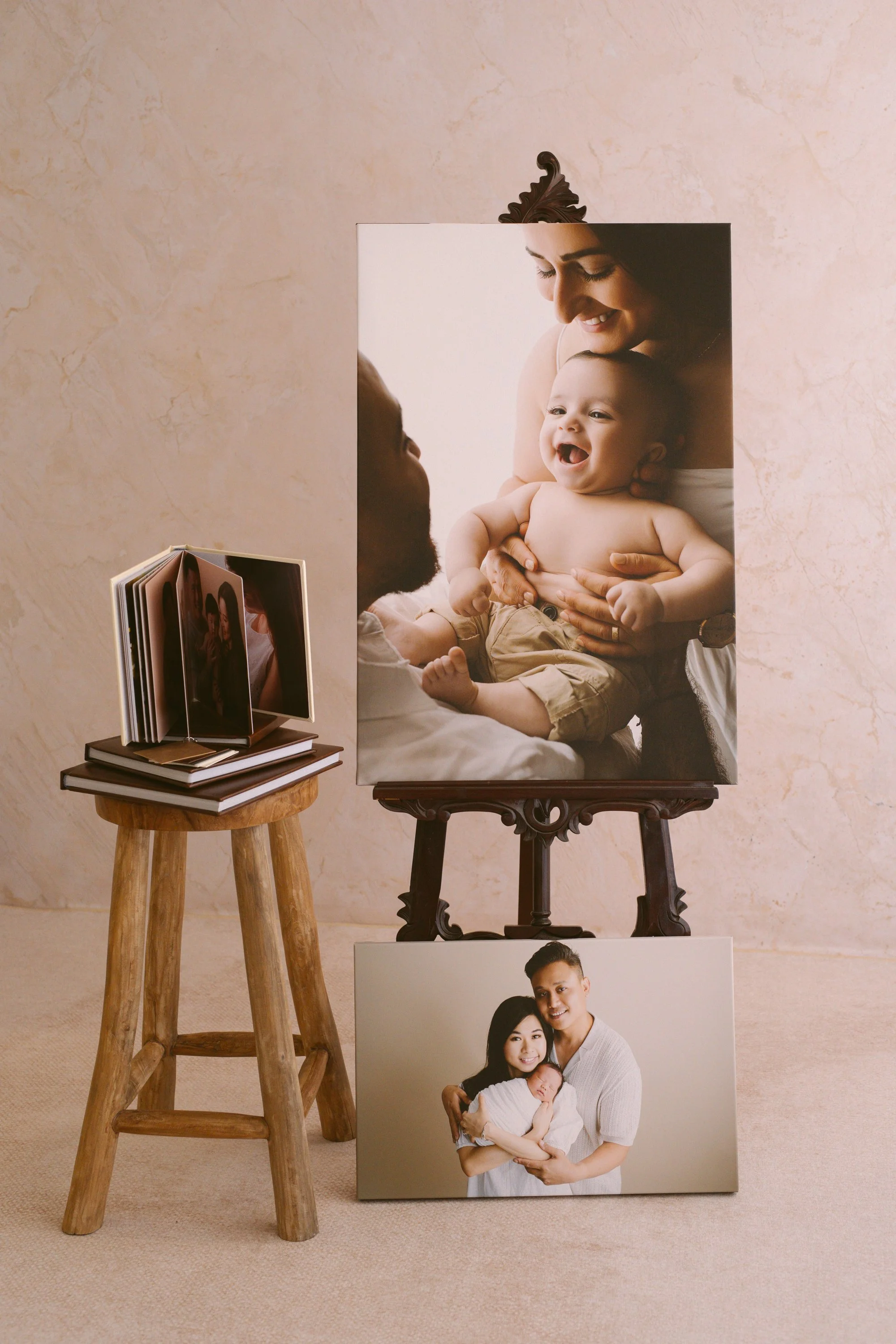 canvas and photo albums.JPG