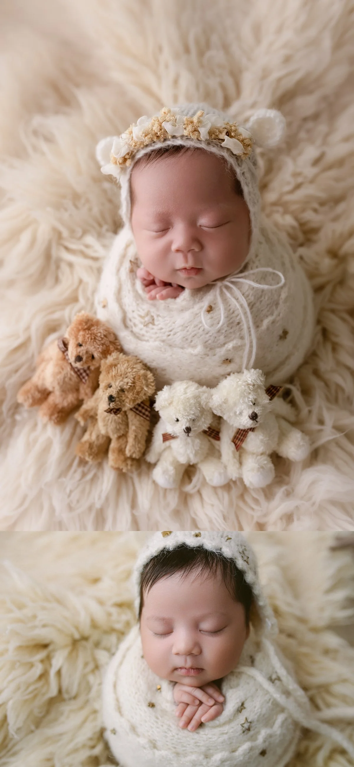 Newborn baby girl photo theme 13