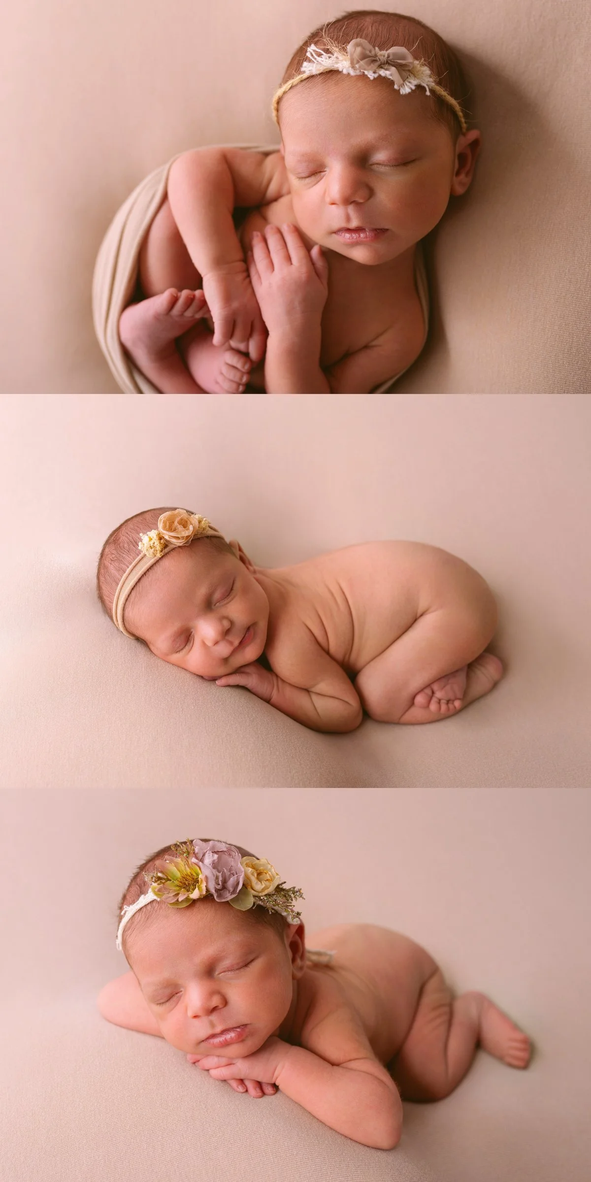 Newborn baby girl photo theme 1