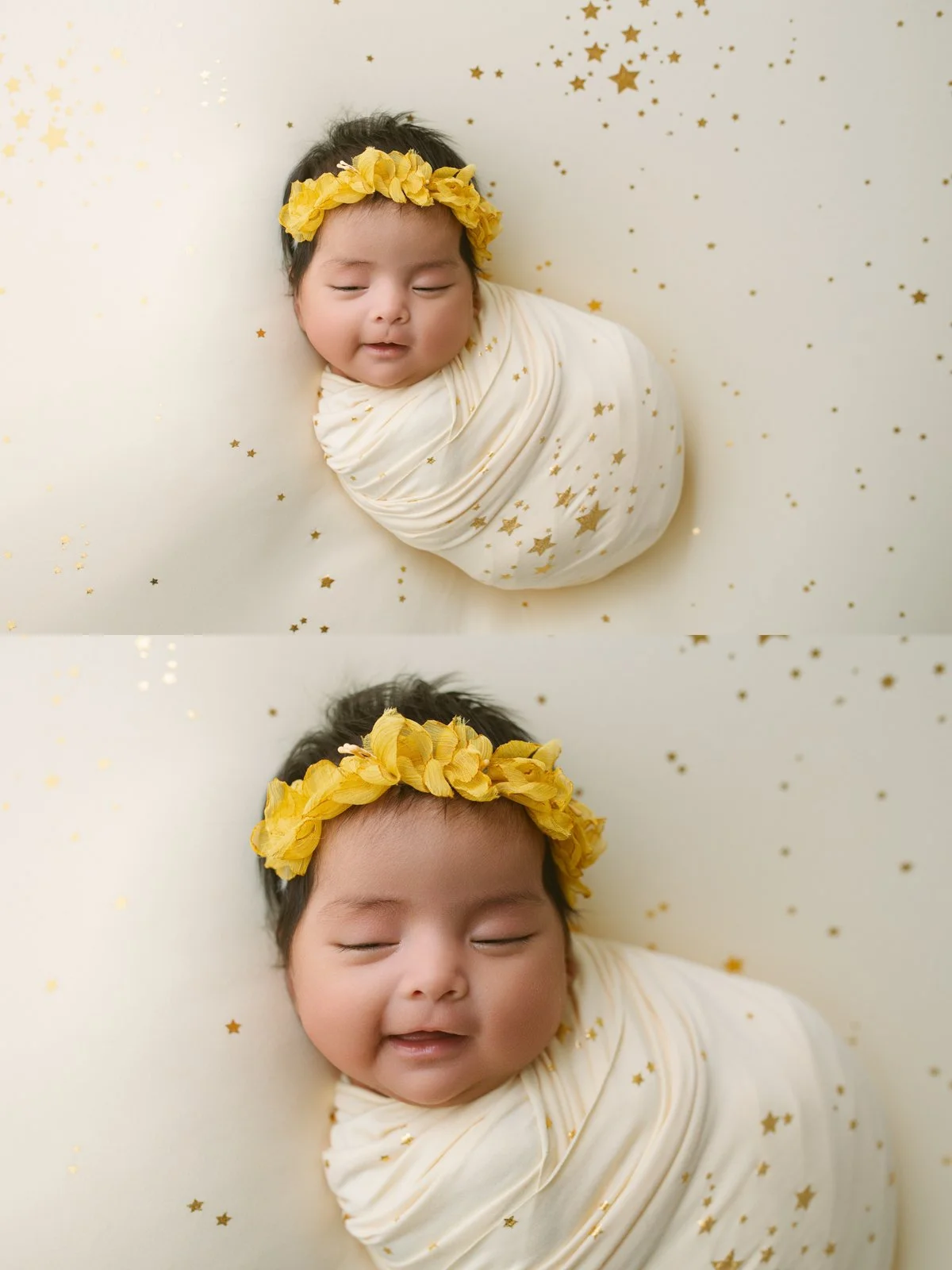 Newborn baby girl photo theme 7