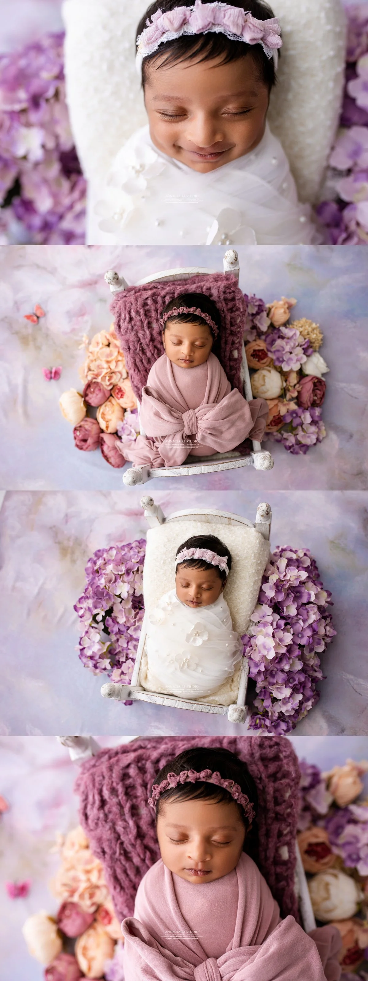 Newborn baby girl photo theme 32