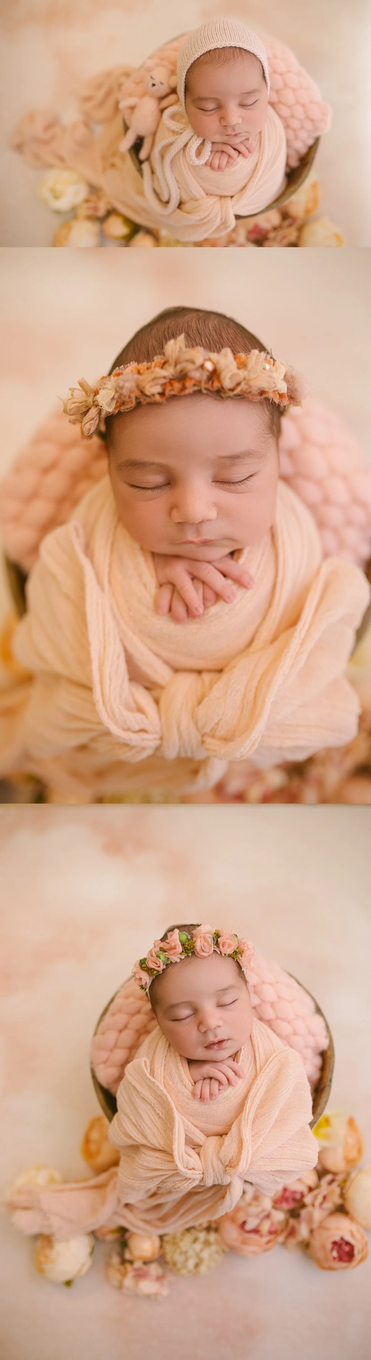 Newborn baby girl photo theme 25