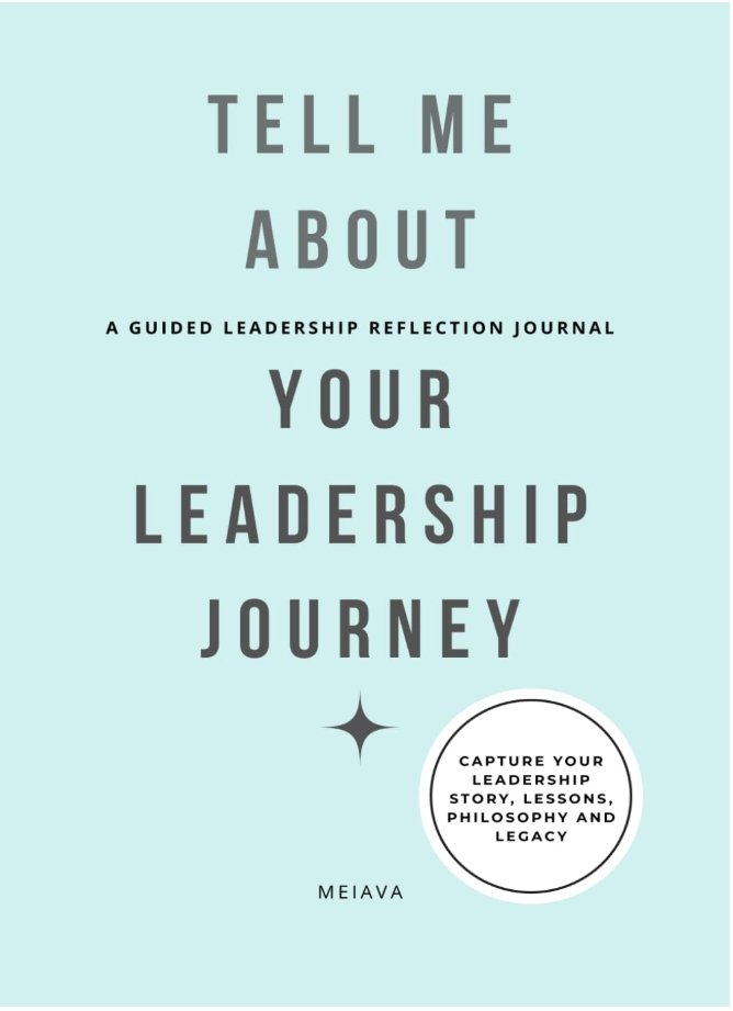 Tell Me About Your Leadership Journey guided journal