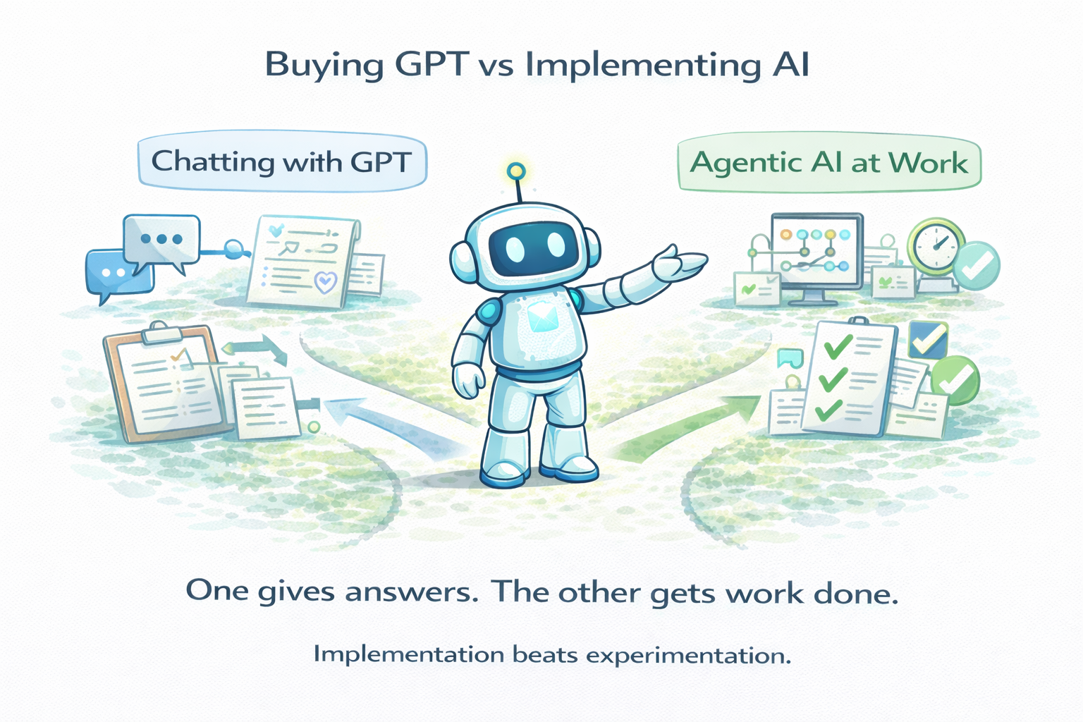 Implementing AI Is Not Buying GPT